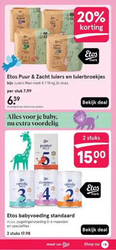 Etos - Folder - Voorbeeld van een folder van Etos, geldig van 09.02.2026 | Pagina: 49 | Producten: Melk, Kan