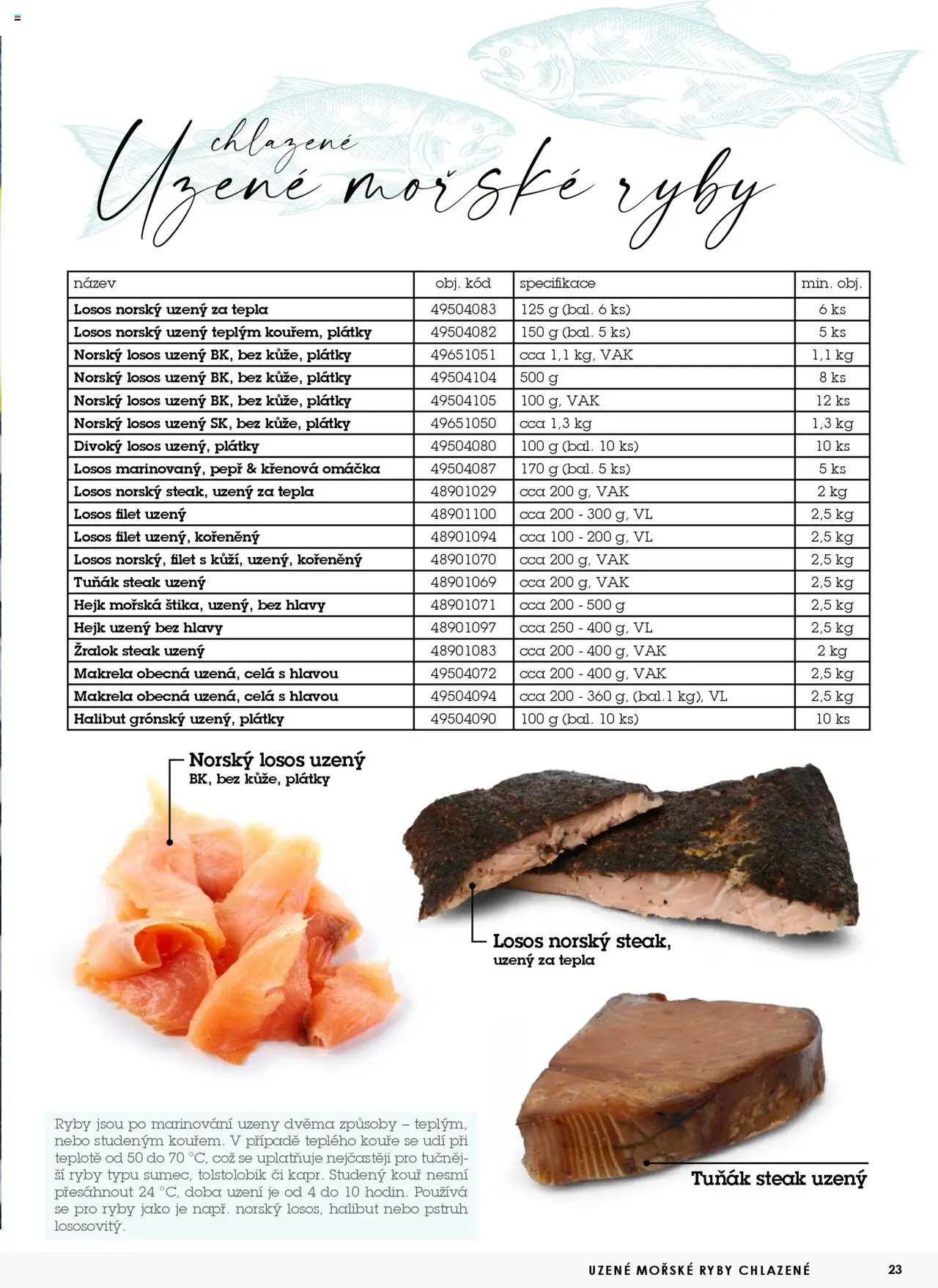 Jip katalog ryby 2024/25 od 30.12.2024 | Strana: 23 | Produkty: Steak, Halibut, Makrela, Filet