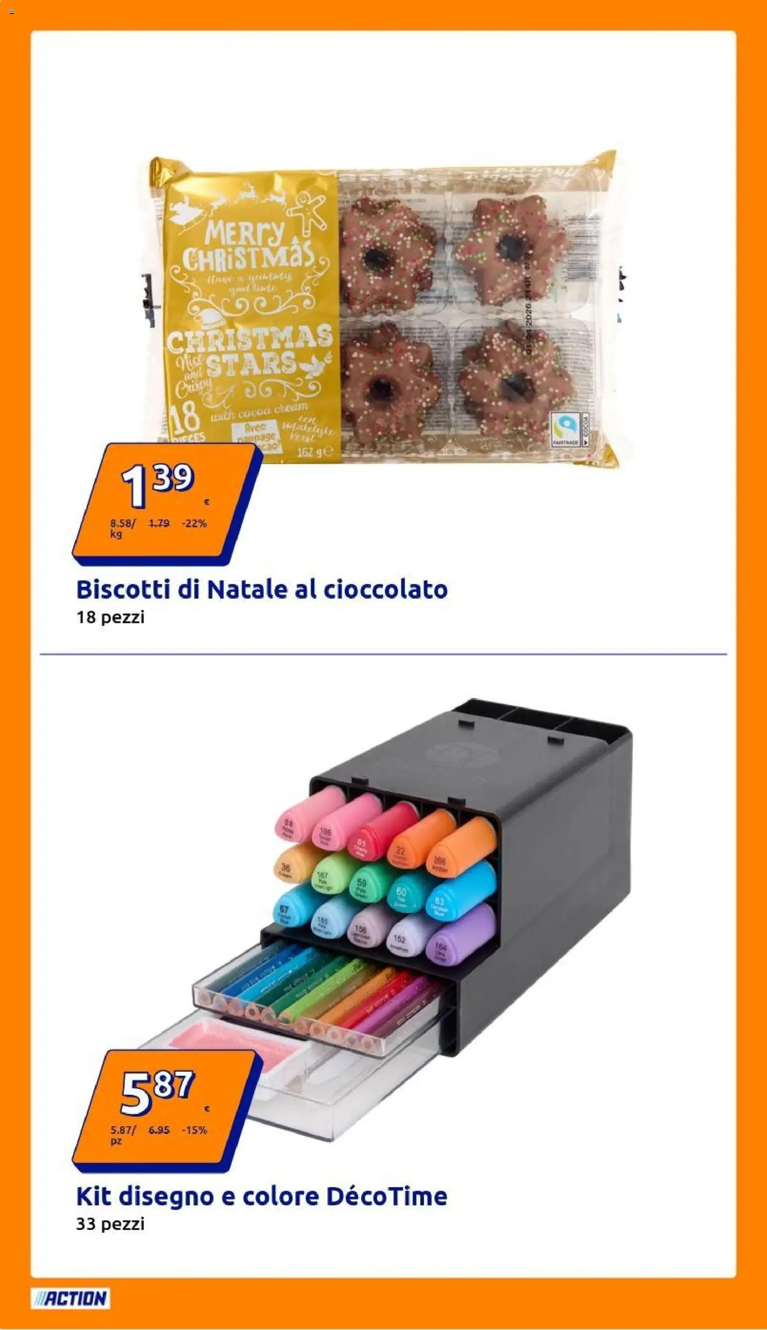 Volantino Action del 17.12.2025 | Pagina: 4 | Prodotti: Cioccolato, Biscotti
