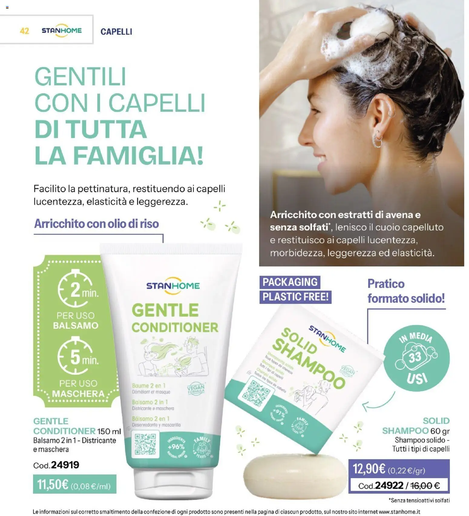Volantino Stanhome del 11.11.2025 | Pagina: 43 | Prodotti: Shampoo, Maschera, Riso, Olio