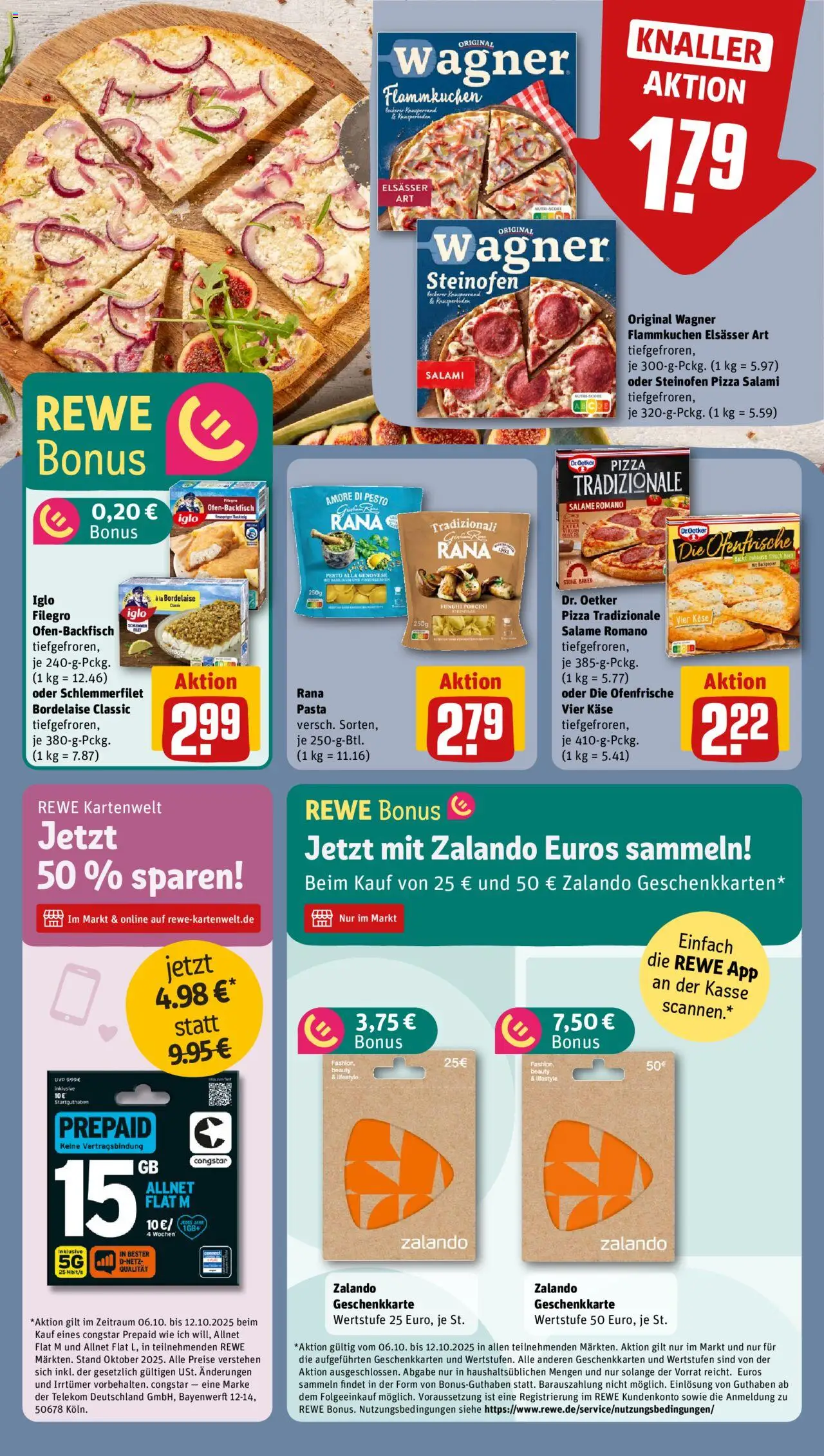 Rewe ihr Kaufpark Prospekt 	 – gültig ab 06.10.2025 | Seite: 14 | Produkte: Käse, Ofenfrische, Pasta, Pizza