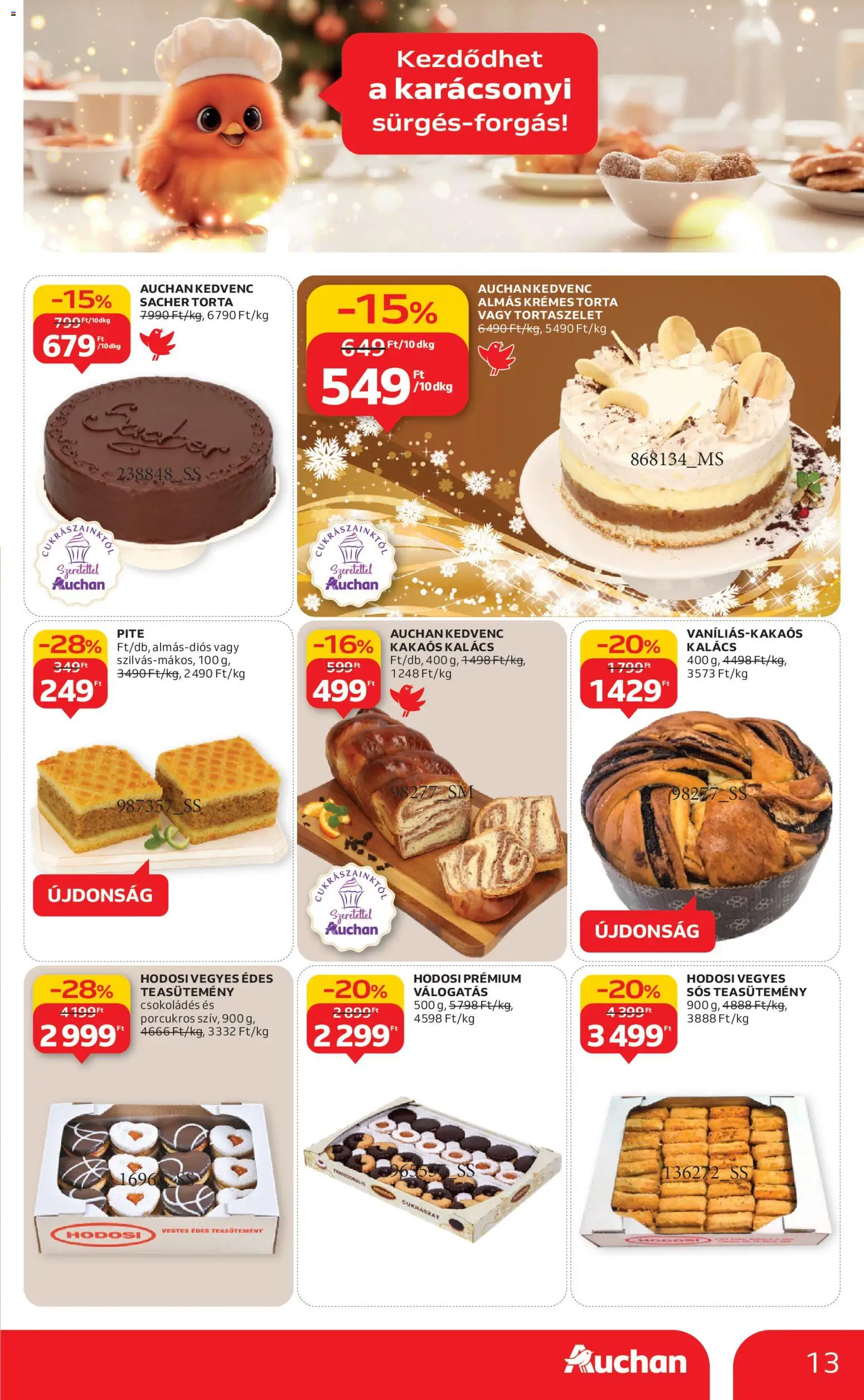 Auchan akciós ujság - amely érvényes a következő dátumtól: 04.12.2025 | Oldal: 13