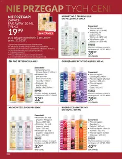 Pogląd oferty "Avon Katalog 12 2025" - ważna od 01.12.2025 | Strona: 232 | Produkty: Kosmetyki, Cappuccino, Płyn do kąpieli, Zapach