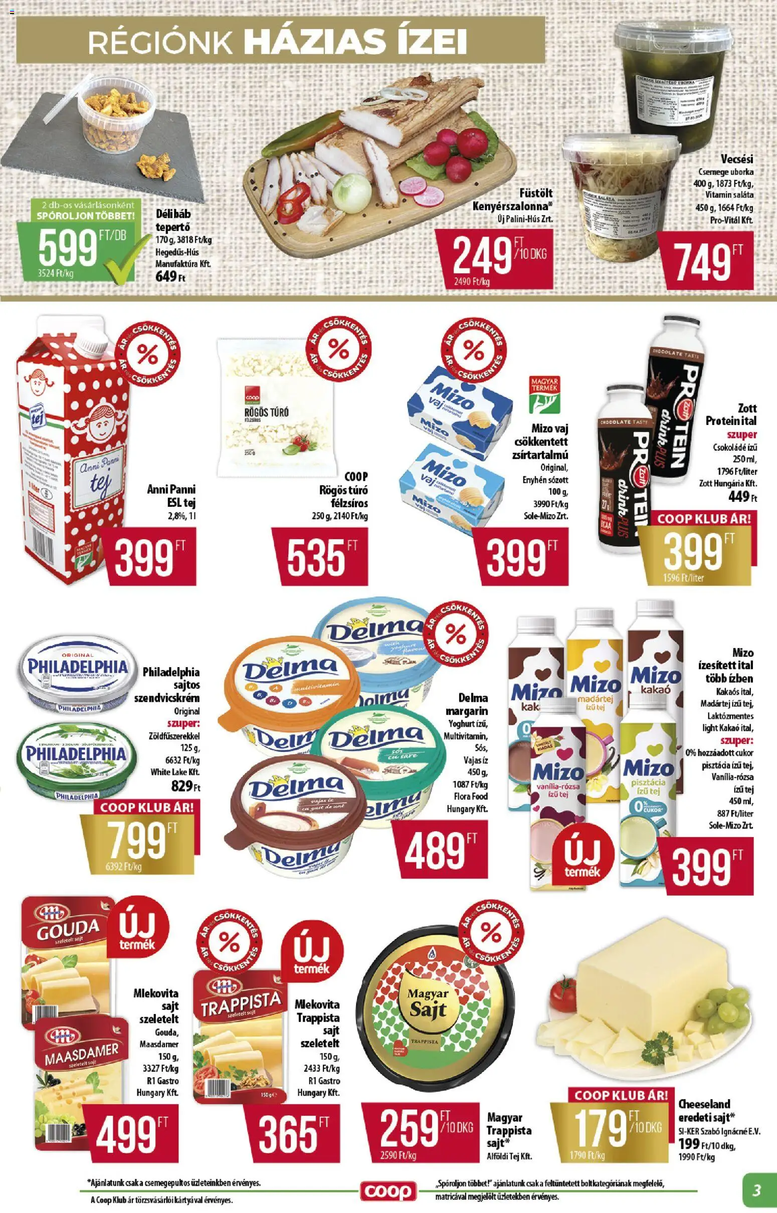 COOP akciós ujság - amely érvényes a következő dátumtól: 19.02.2026 | Oldal: 3