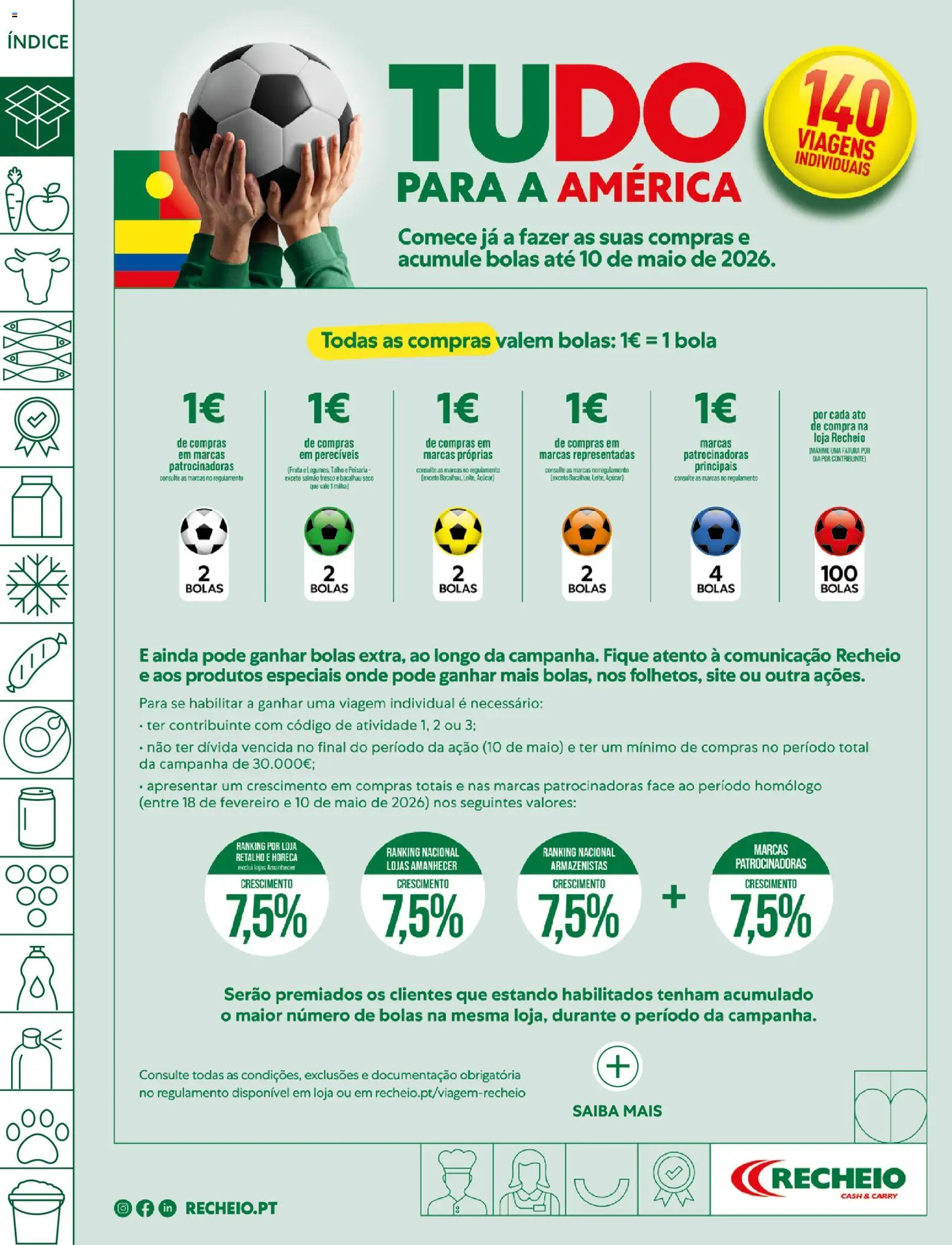 Recheio - Bons Negócios Madeira │ válido de 07.04.2026 | Página: 2 | Produtos: Bacalhau, Salmão, Açúcar