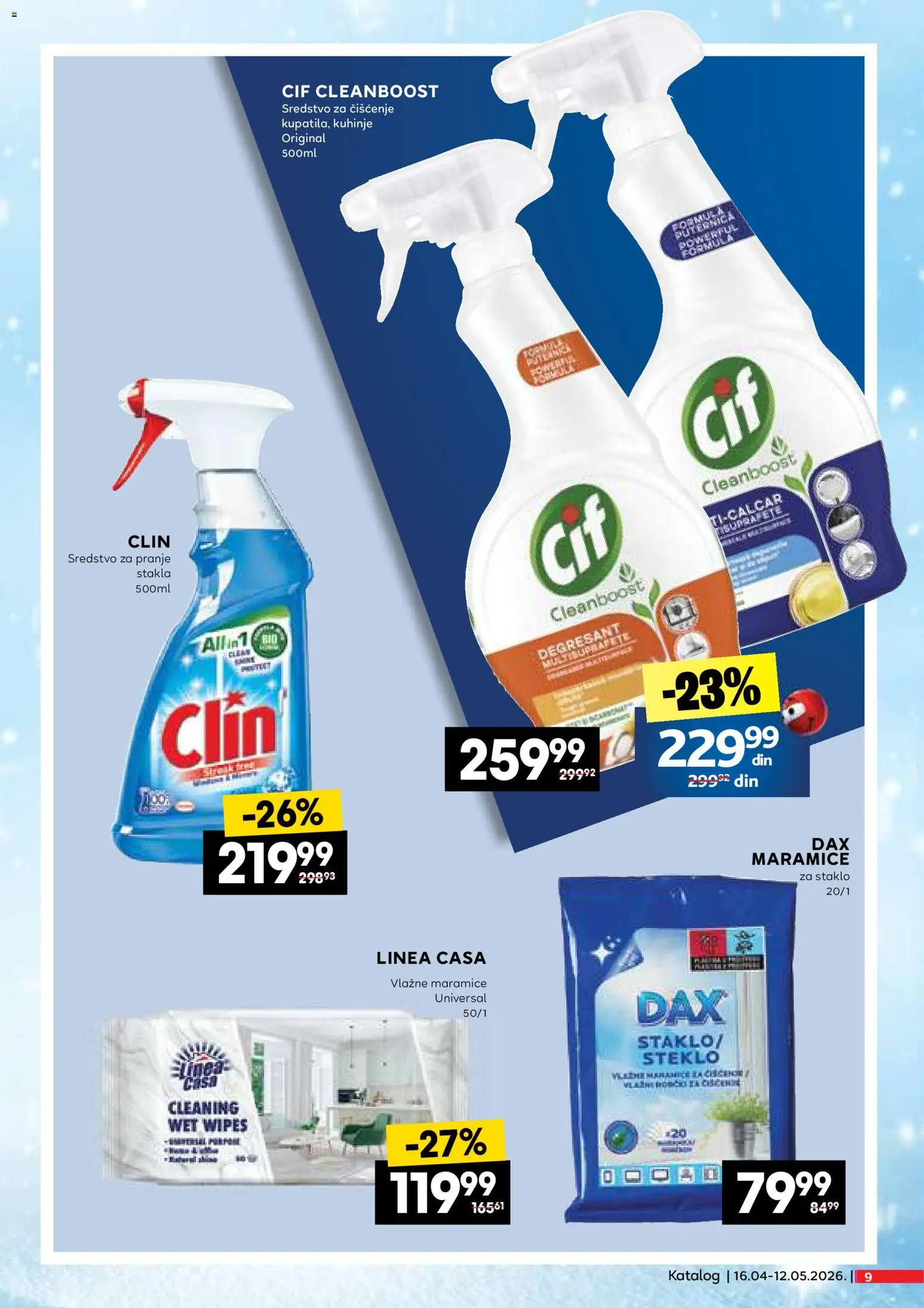 Idea katalog - važi od 16.04.2026 | Strana: 9 | Proizvode: Vlažne maramice