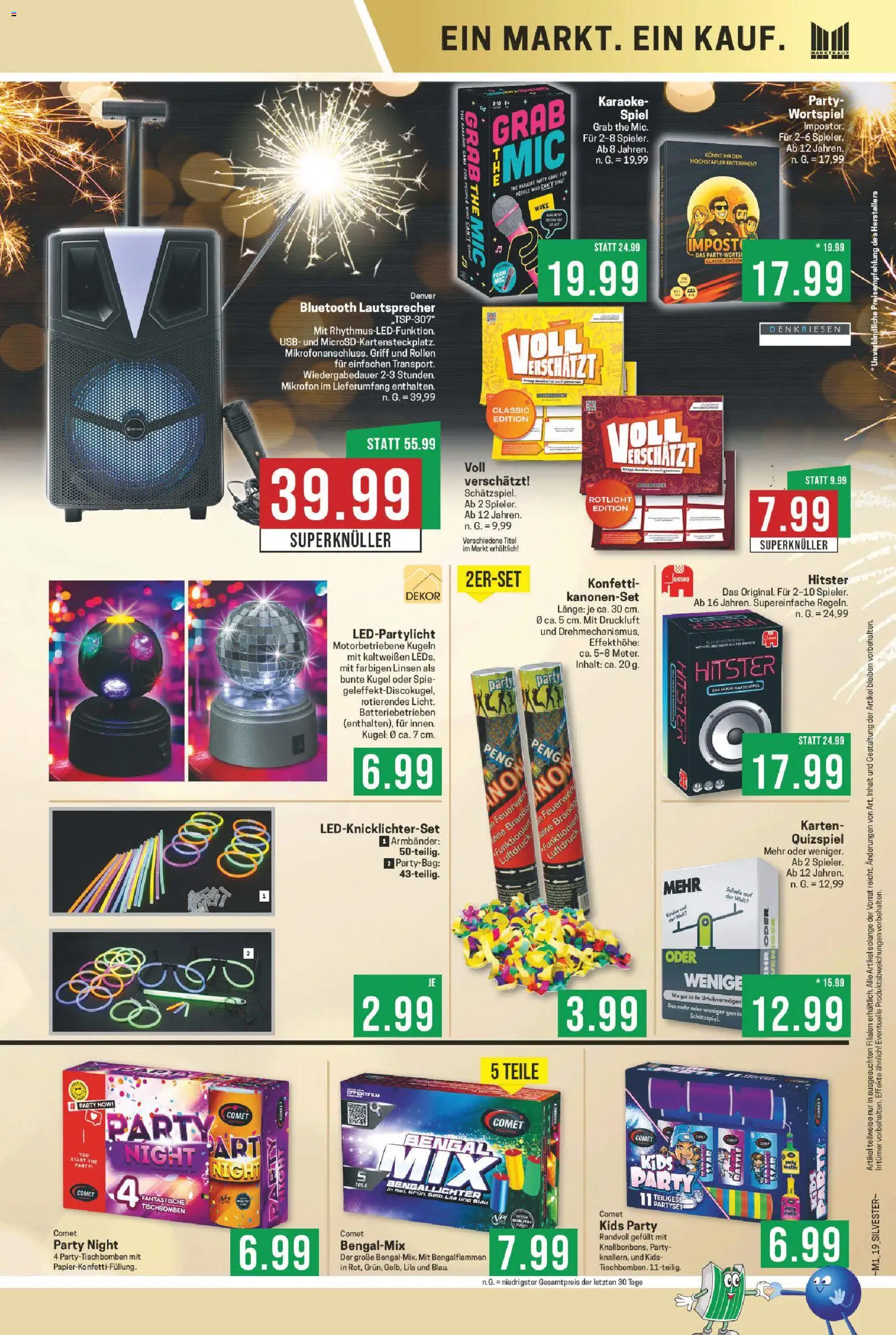 Marktkauf Prospekt 	 – gültig ab 29.12.2025 | Seite: 19 | Produkte: Spiel, Mikrofon, Lautsprecher, USB