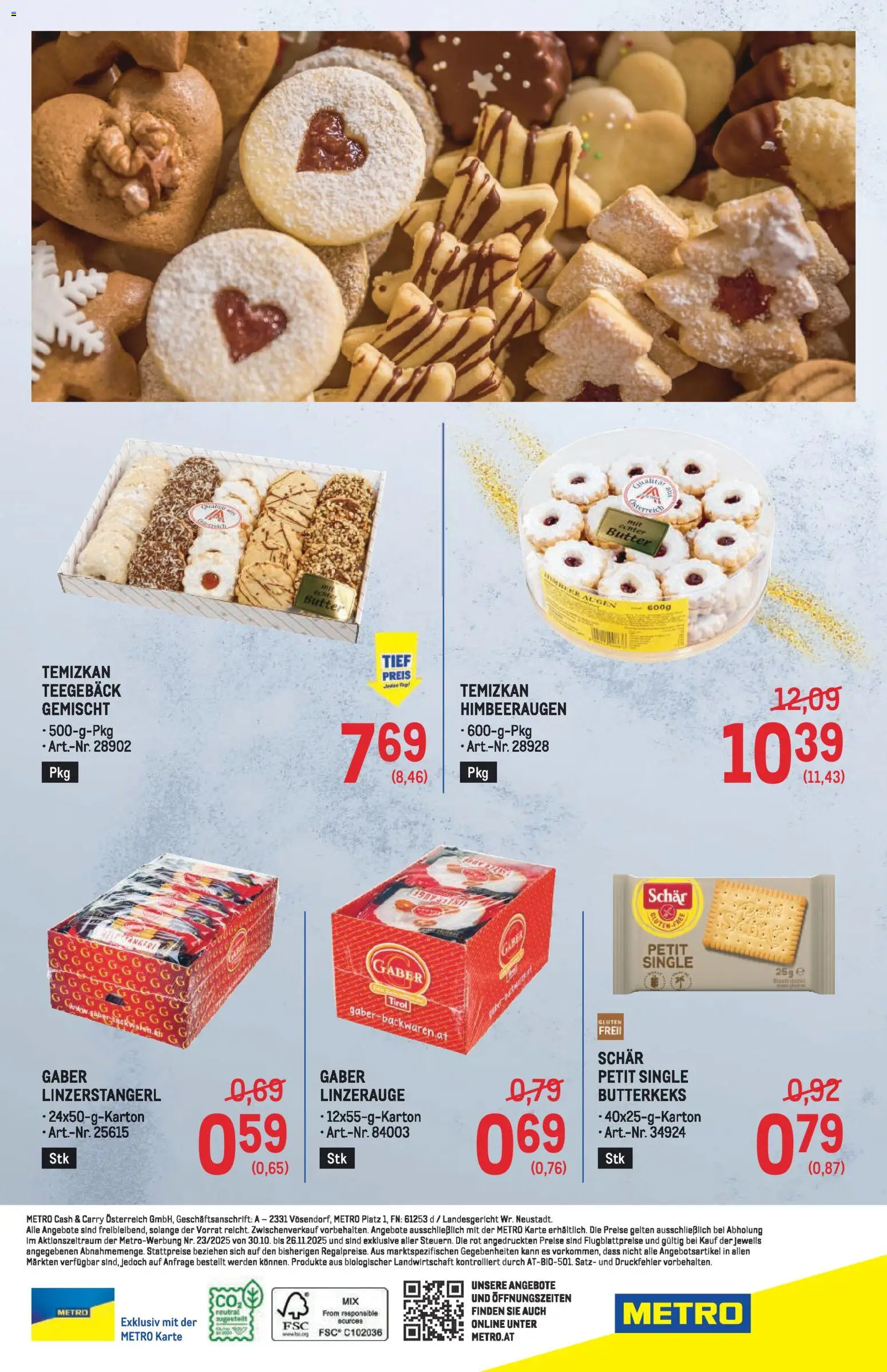 Metro Backen Spezial gültig ab 30.10.2025 | Seite: 16 | Produkte: Butter