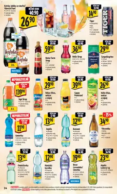 Náhled letáku Albert leták - Hypermarket od 29.10.2025 | Strana: 33 | Produkty: Voda, Tiger, Sirup, Vincentka