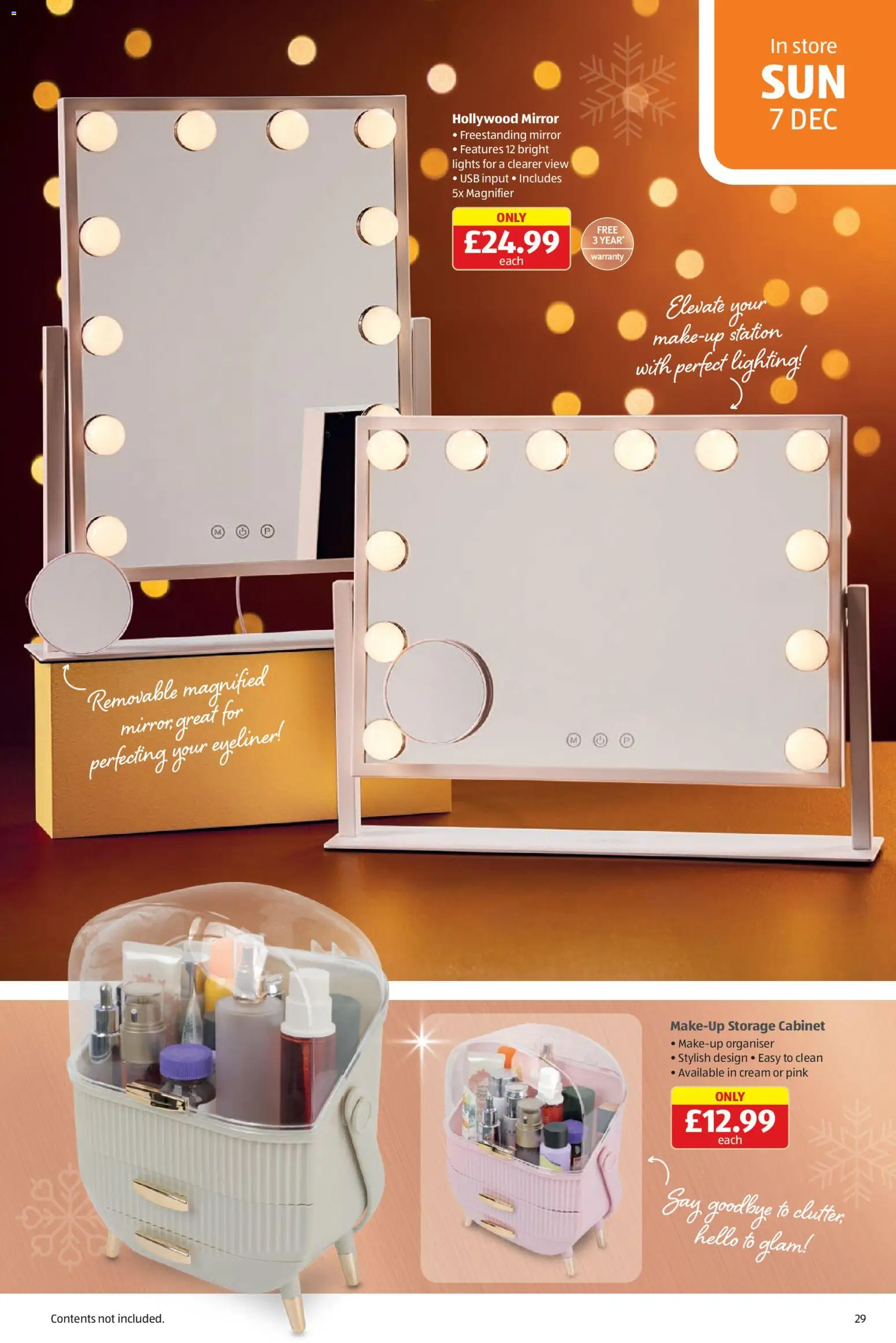 {H1} | Page: 29 | Products: Eyeliner, Cabinet, Cream, USB