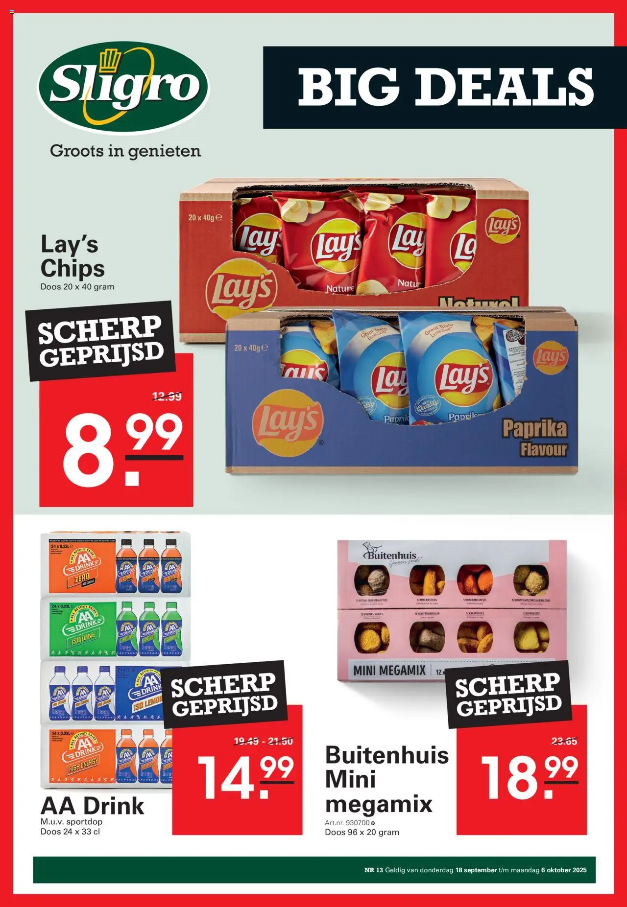  | Pagina: 57 | Producten: Chips, Kész piskótalap, Mozzarella