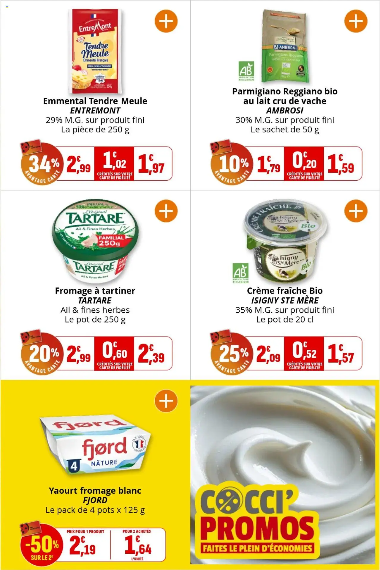 | Page: 13 | Produits: Lait, Fromage, Yaourt, Fromage à tartiner