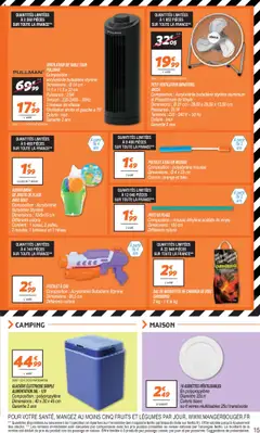  | Page: 15 | Produits: Ventilateur, Jouets, Mousse, Rateau