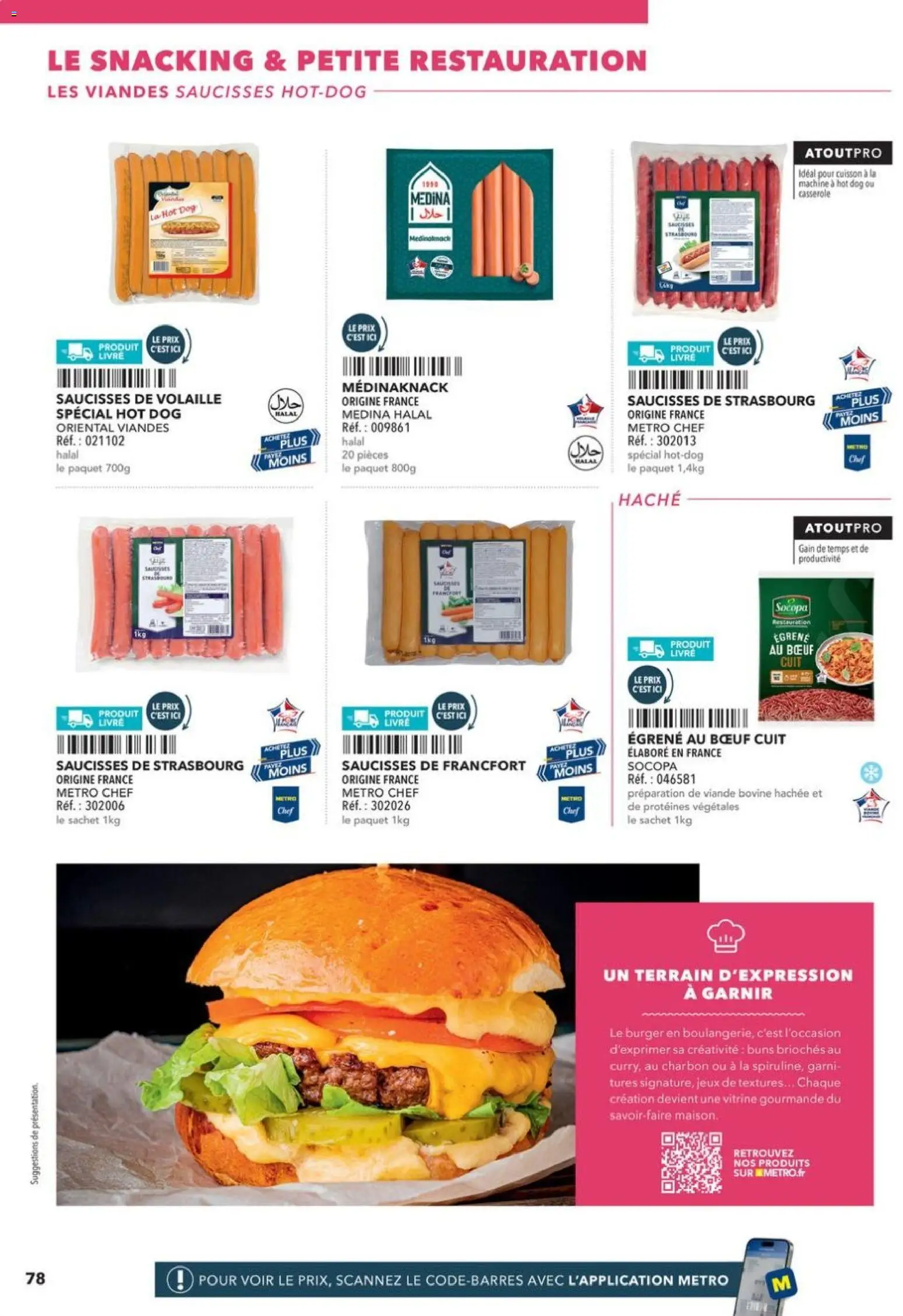 {H1} | Page: 78 | Produits: Vitrine, Volaille, Casserole, Jeux