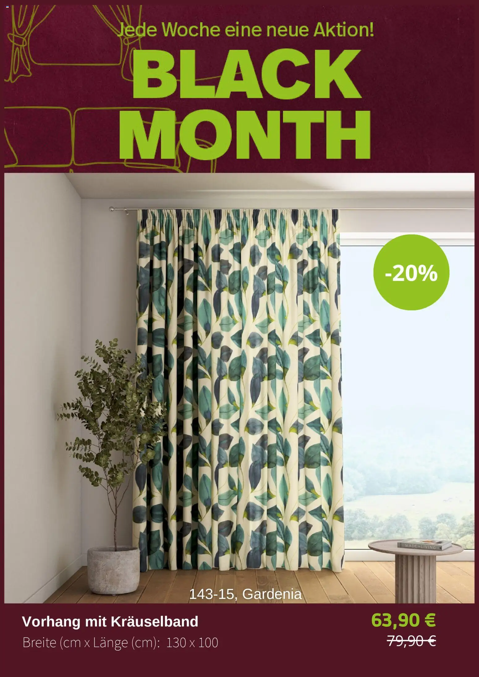 Dekoria - Black Friday – gültig ab 11.11.2025 | Seite: 9 | Produkte: Vorhang