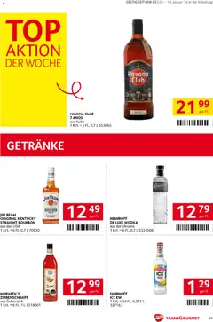 Transgourmet Flugblatt ab 05.01.2026 gültig | Seite: 24 | Produkte: Wodka, Whiskey, Bourbon