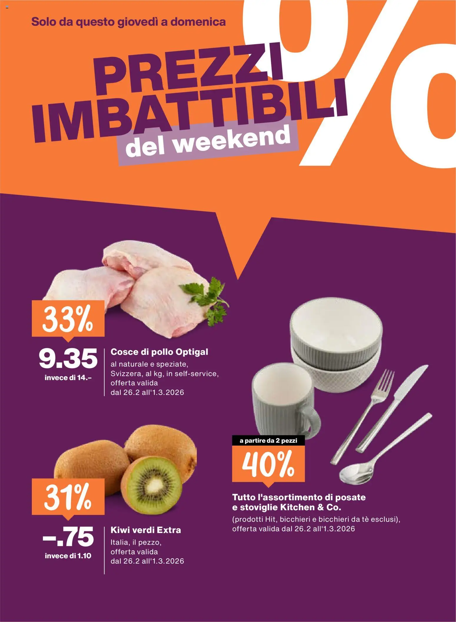 Migros Aktionen IT – gültig ab 26.02.2026 | Seite: 24 | Produkte: Kiwi