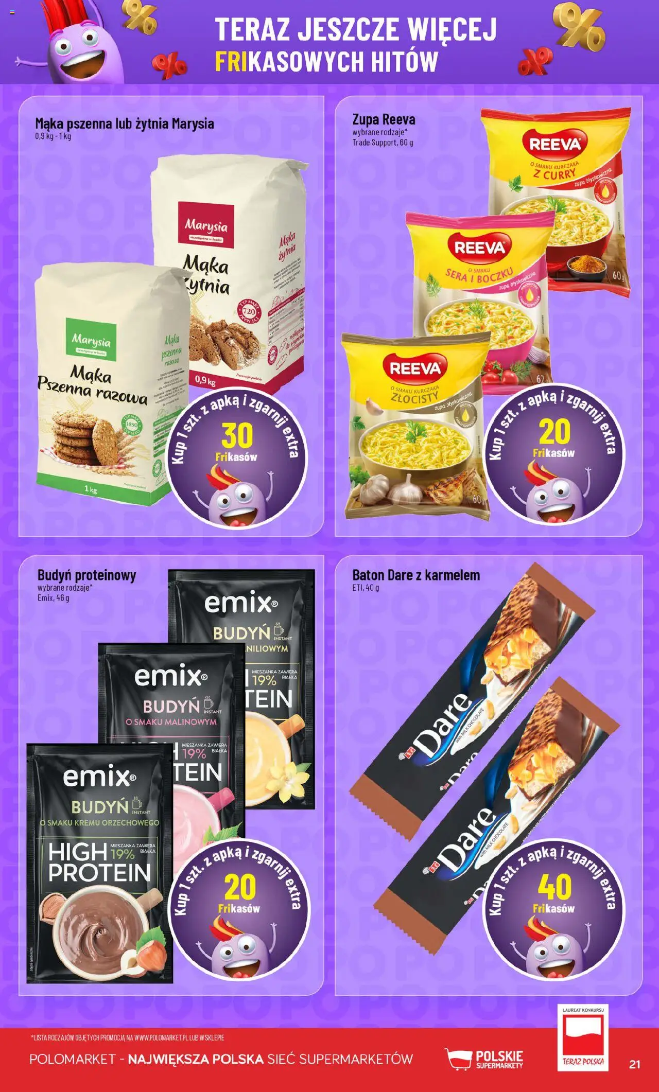 POLOmarket Gazetka - Frikasowe hity od 28.05.2025 | Strona: 21 | Produkty: Curry, Baton, Zupa, Mąka pszenna razowa