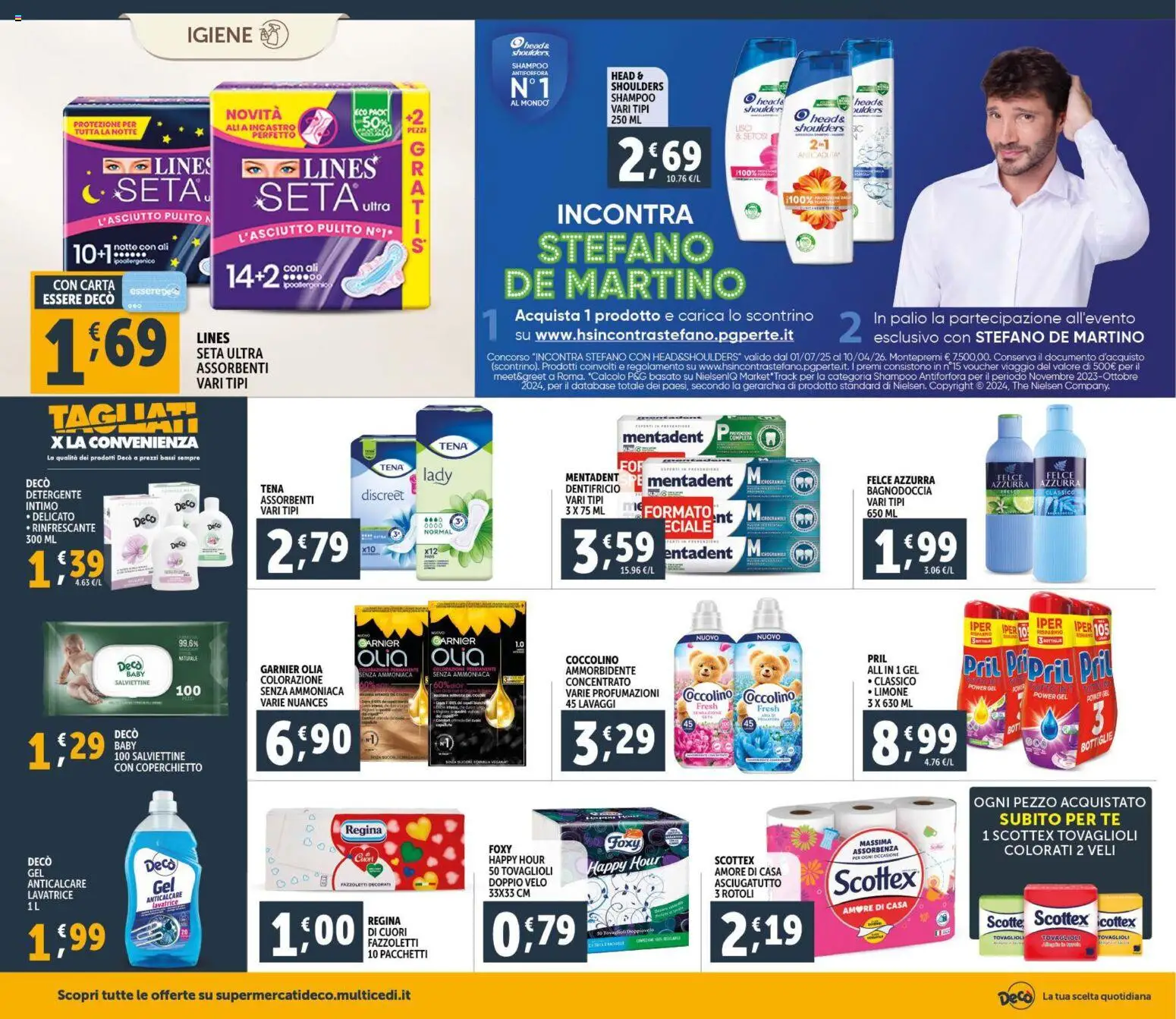 Volantino Decò del 30.01.2026 | Pagina: 18 | Prodotti: Dentifricio, Fazzoletti, Anticalcare, Intimo