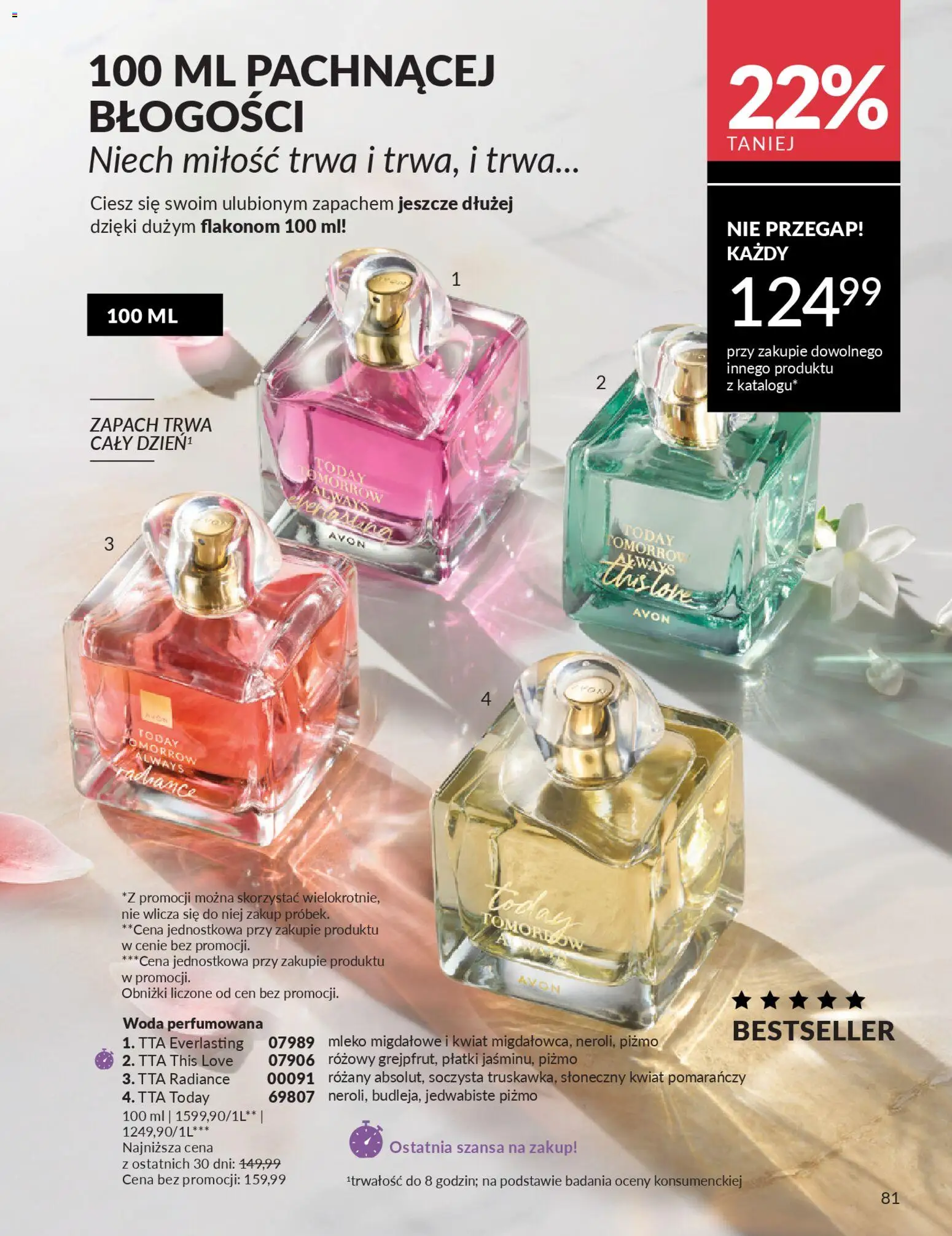 Avon Katalog 4 2026 od 01.04.2026 | Strona: 81 | Produkty: Mleko migdałowe, Zapach, Mleko, Płatki