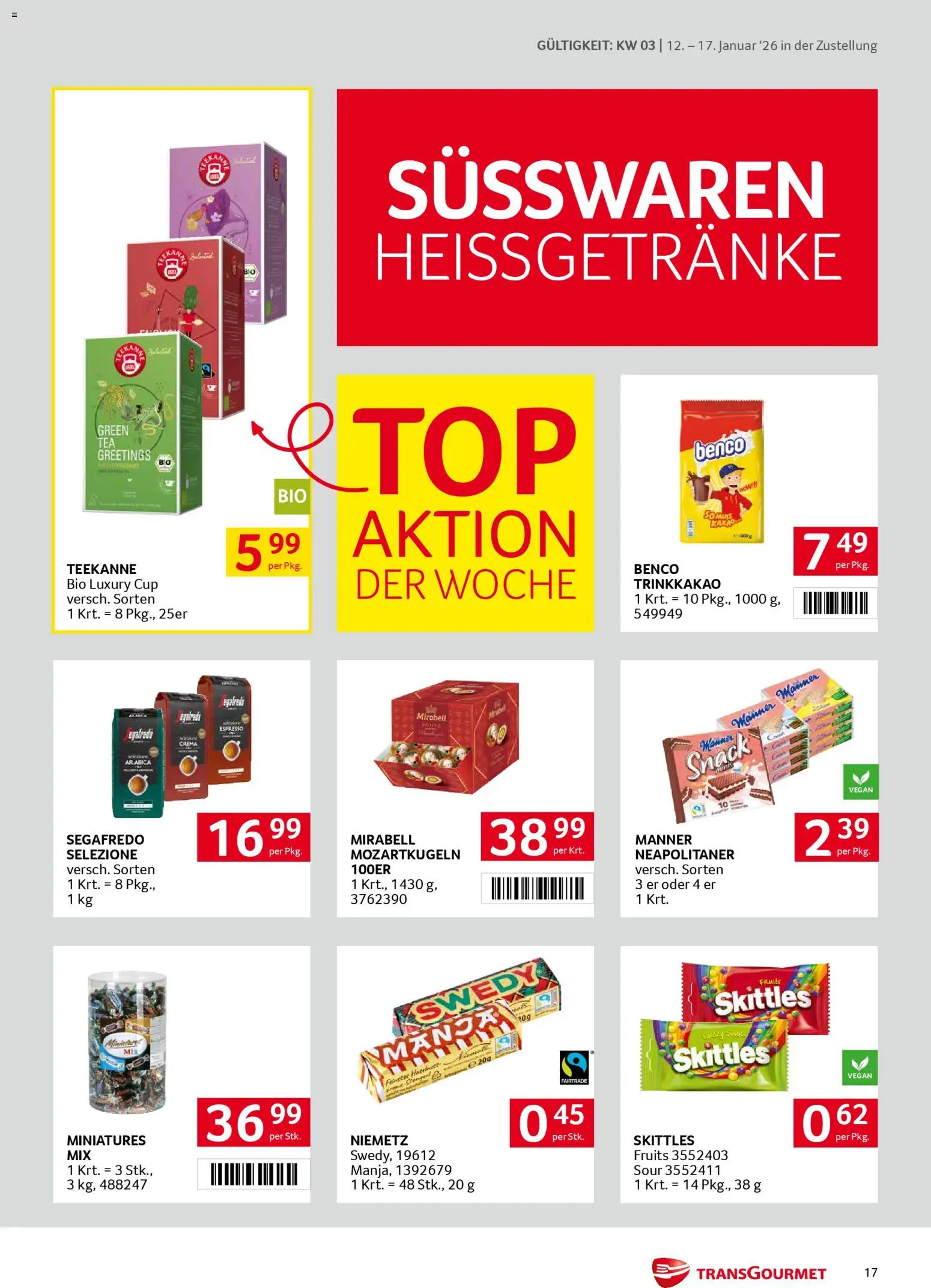 Transgourmet Zustellaktion gültig ab 12.01.2026 | Seite: 17