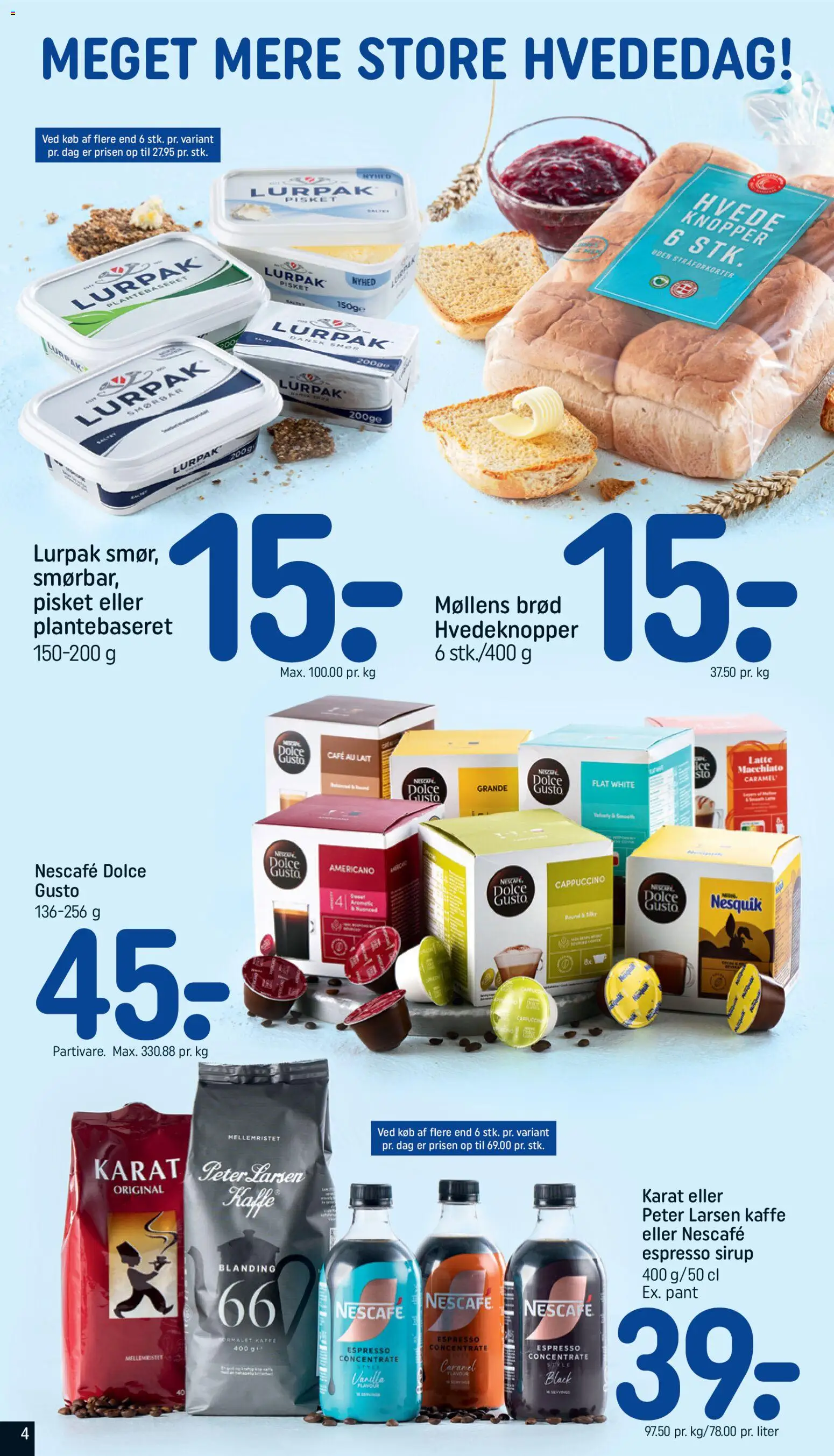 Rema 1000 tilbudsavis – gyldig fra 26.04.2026 | Side: 4 | Produkter: Brød, Kaffe