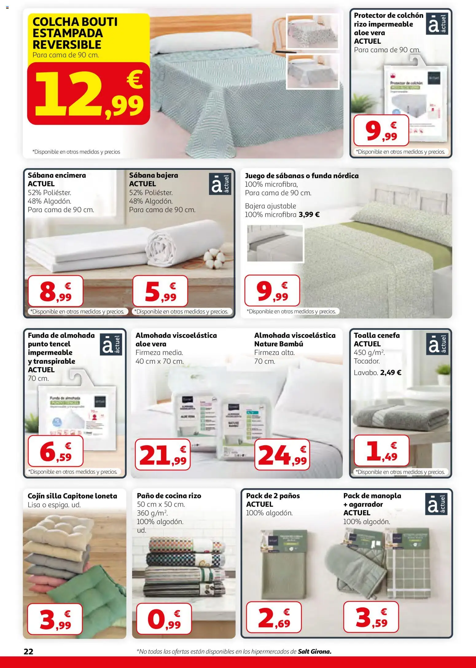 HP Nacional │ válido desde el 26.02.2026 | Página: 22 | Productos: Juego de sábanas, Cocina, Cojín, Colcha