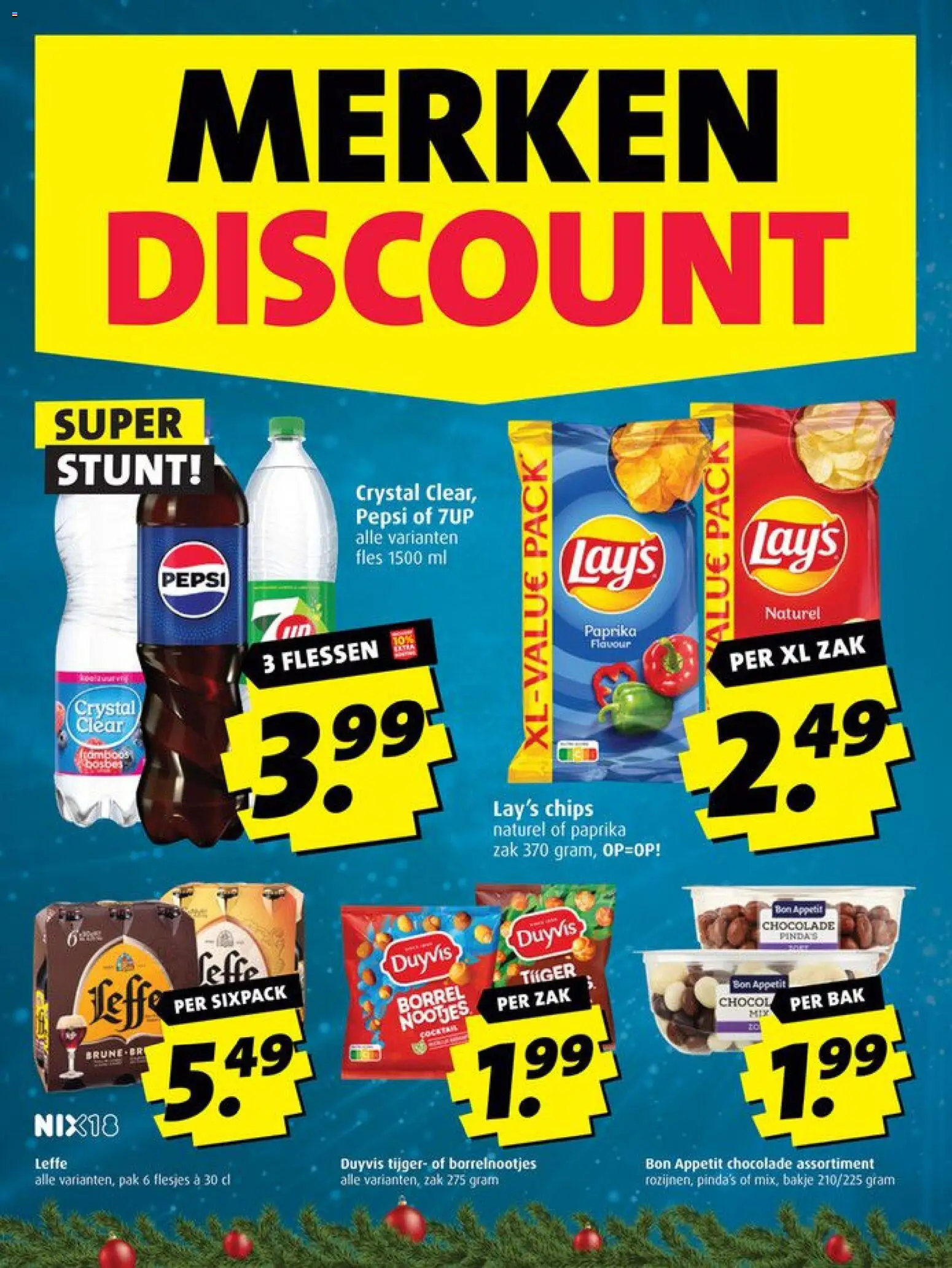 {H1} | Pagina: 16 | Producten: Chips, Fles, Pepsi, 7up