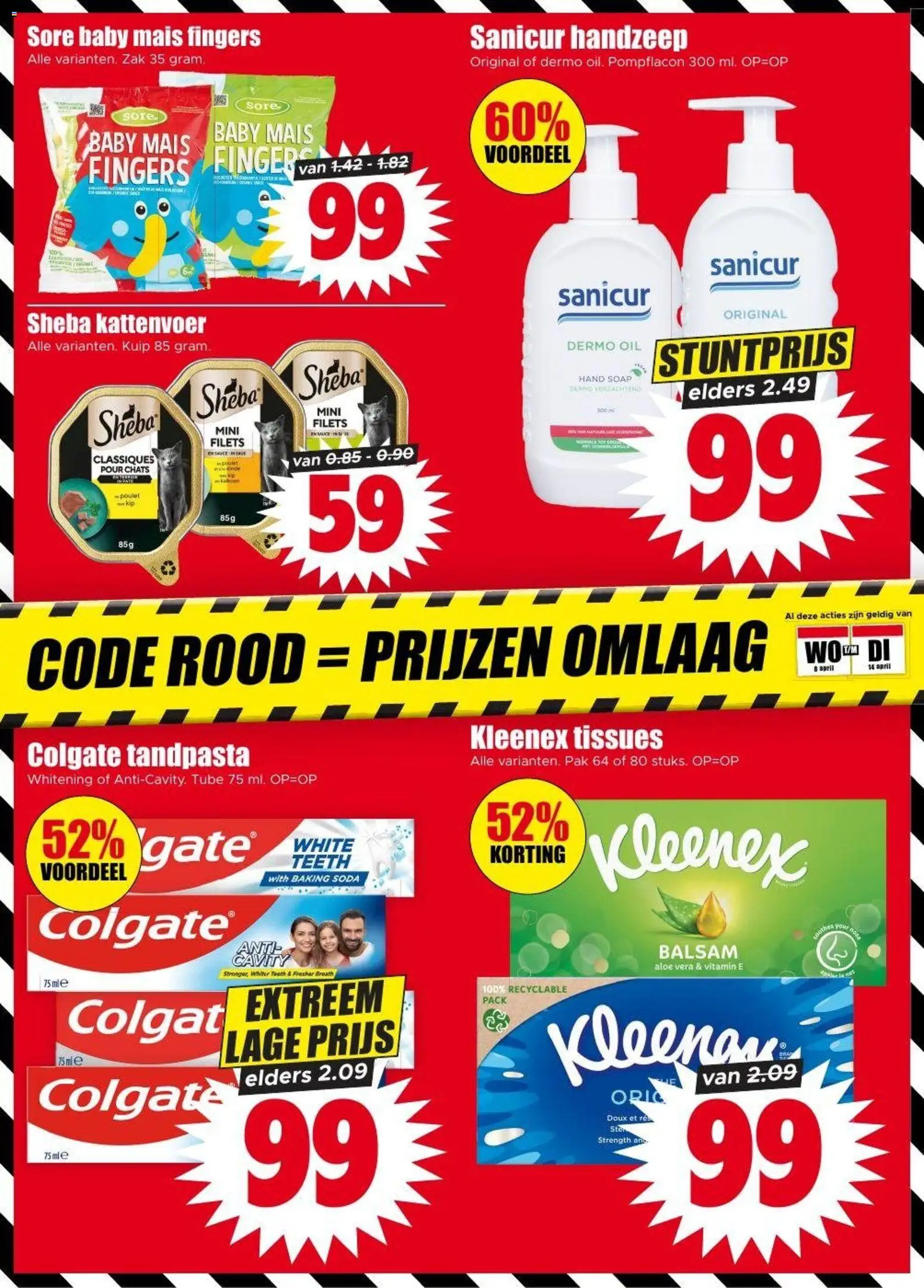 {H1} | Pagina: 8 | Producten: Zak, Maïs, Tissues, Handzeep