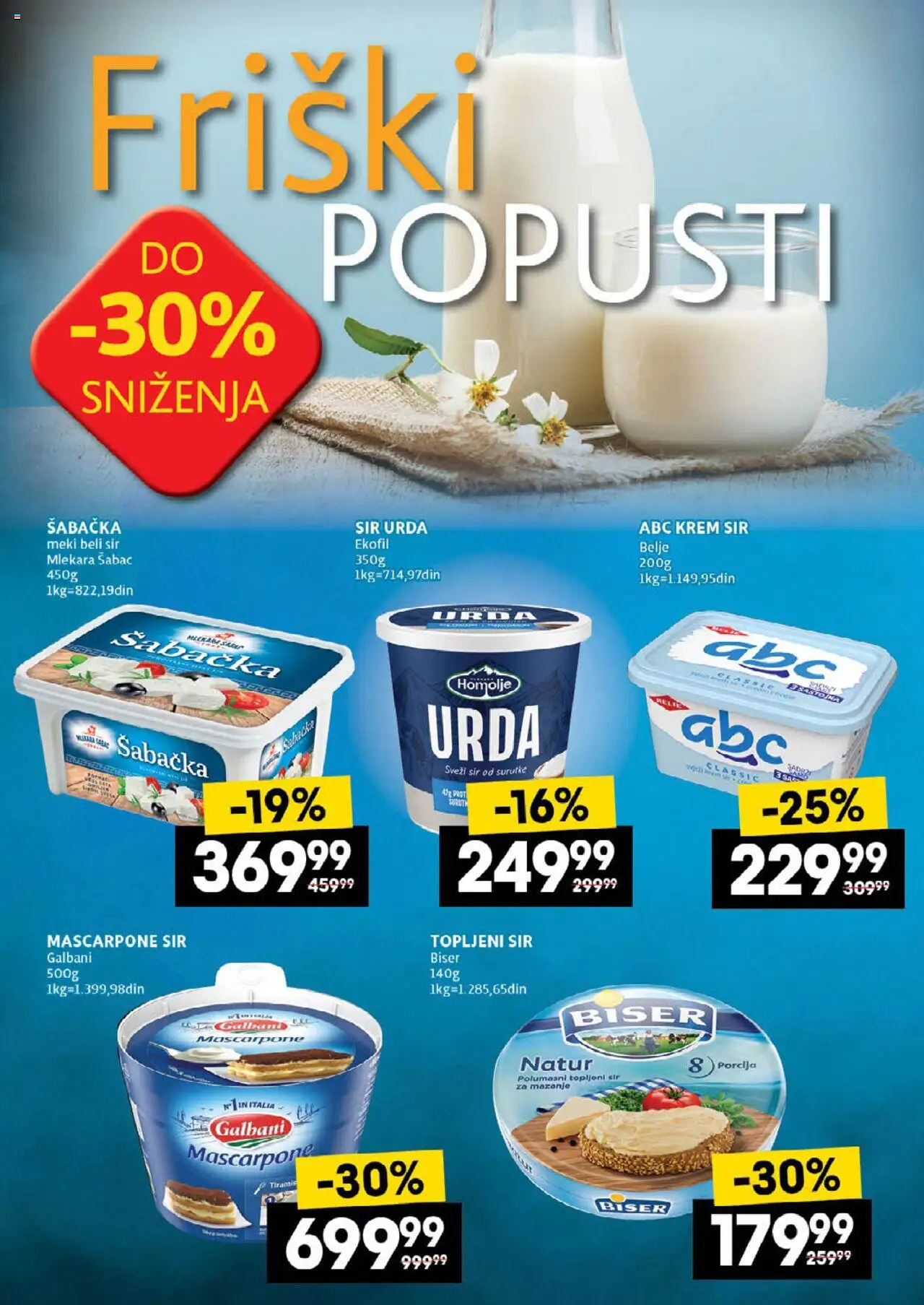 Idea katalog - važi od 03.07.2025 | Strana: 20 | Proizvode: Krem sir, Sir, Mascarpone, Topljeni sir