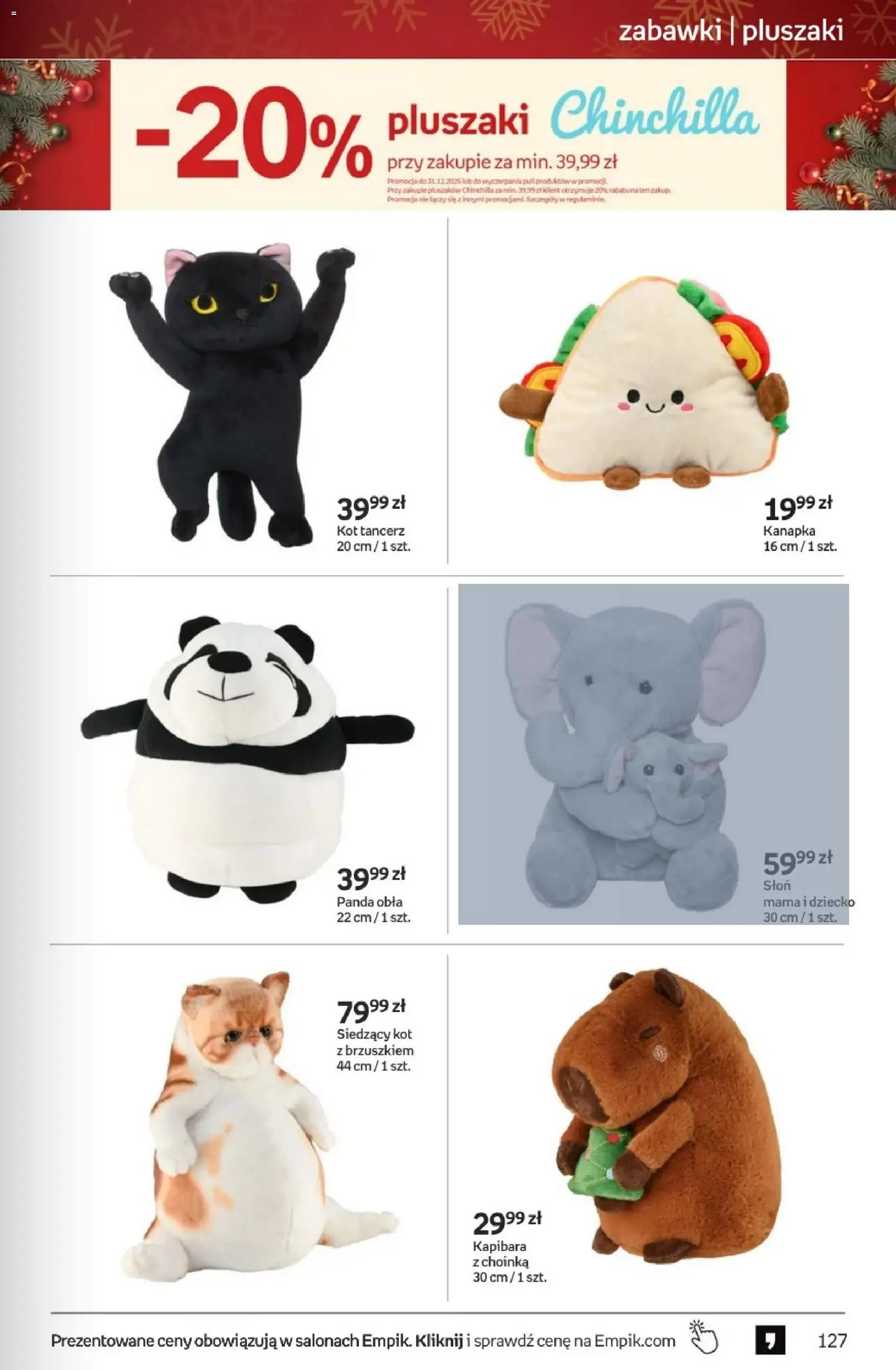 Empik promocje - Tom kultury Zabawki od 10.12.2025 | Strona: 3 | Produkty: Choinka