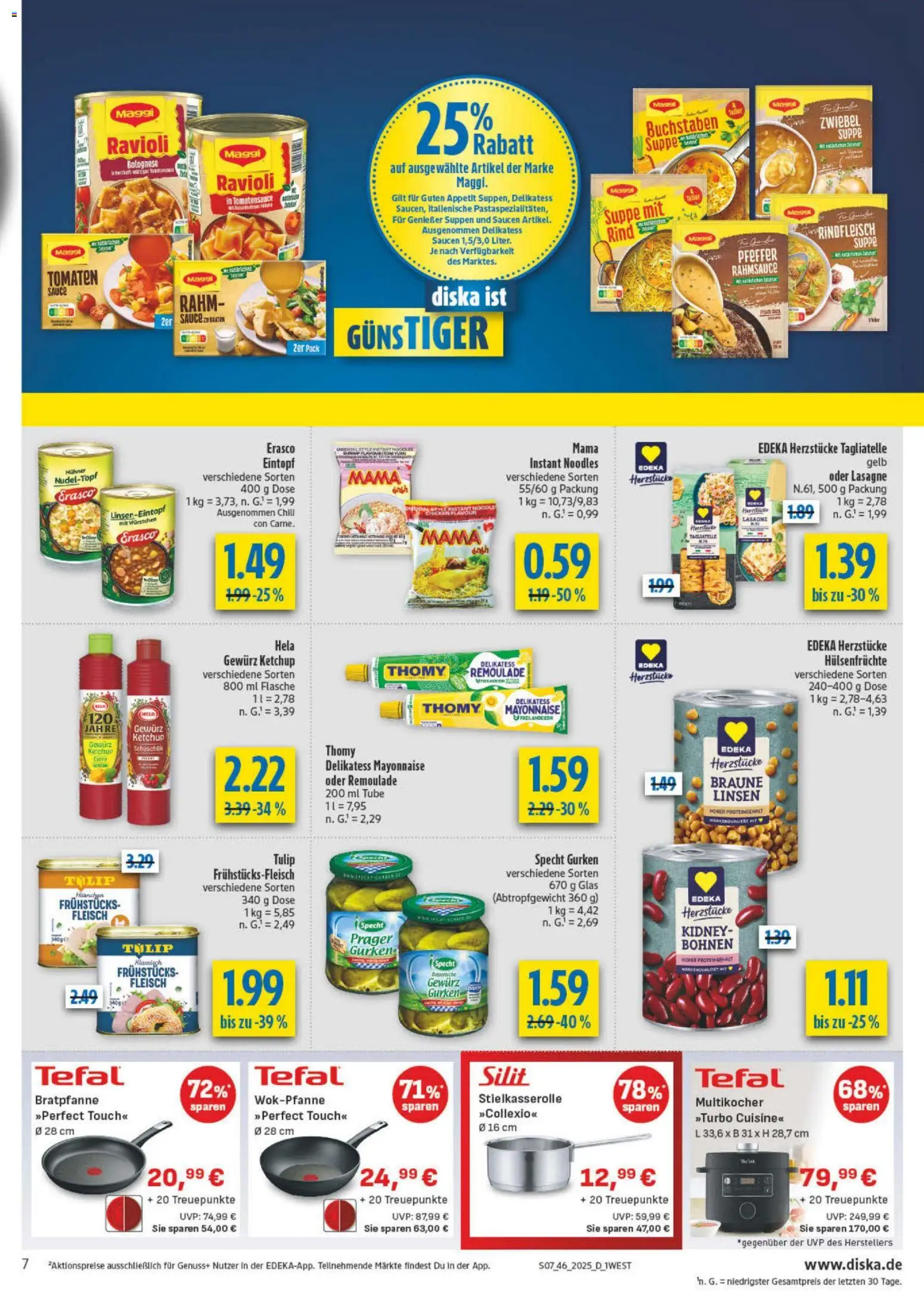 Diska - Diska Angebote Bayern KW46 – gültig ab 10.11.2025 | Seite: 7 | Produkte: Tomaten, Mayonnaise, Erasco, Gurken