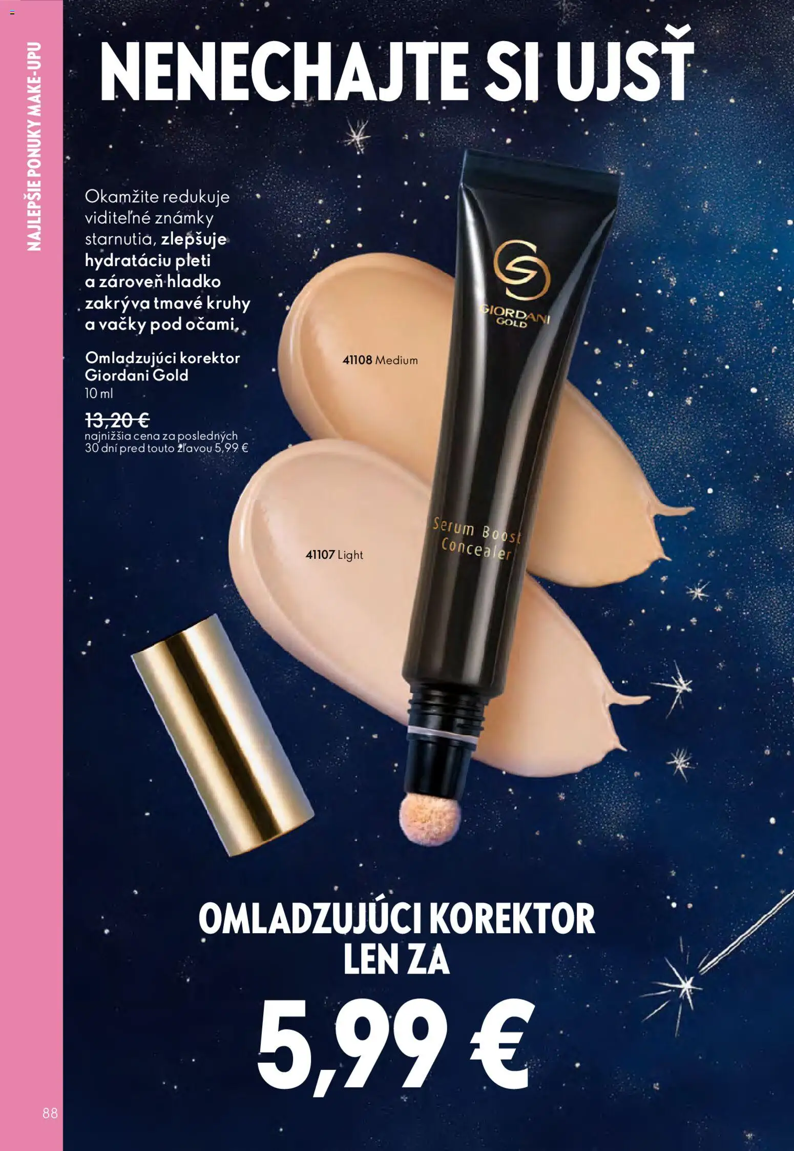 Nové Oriflame akcie – leták je platný od 03.12.2025 | Strana: 88 | Produkty: Korektor