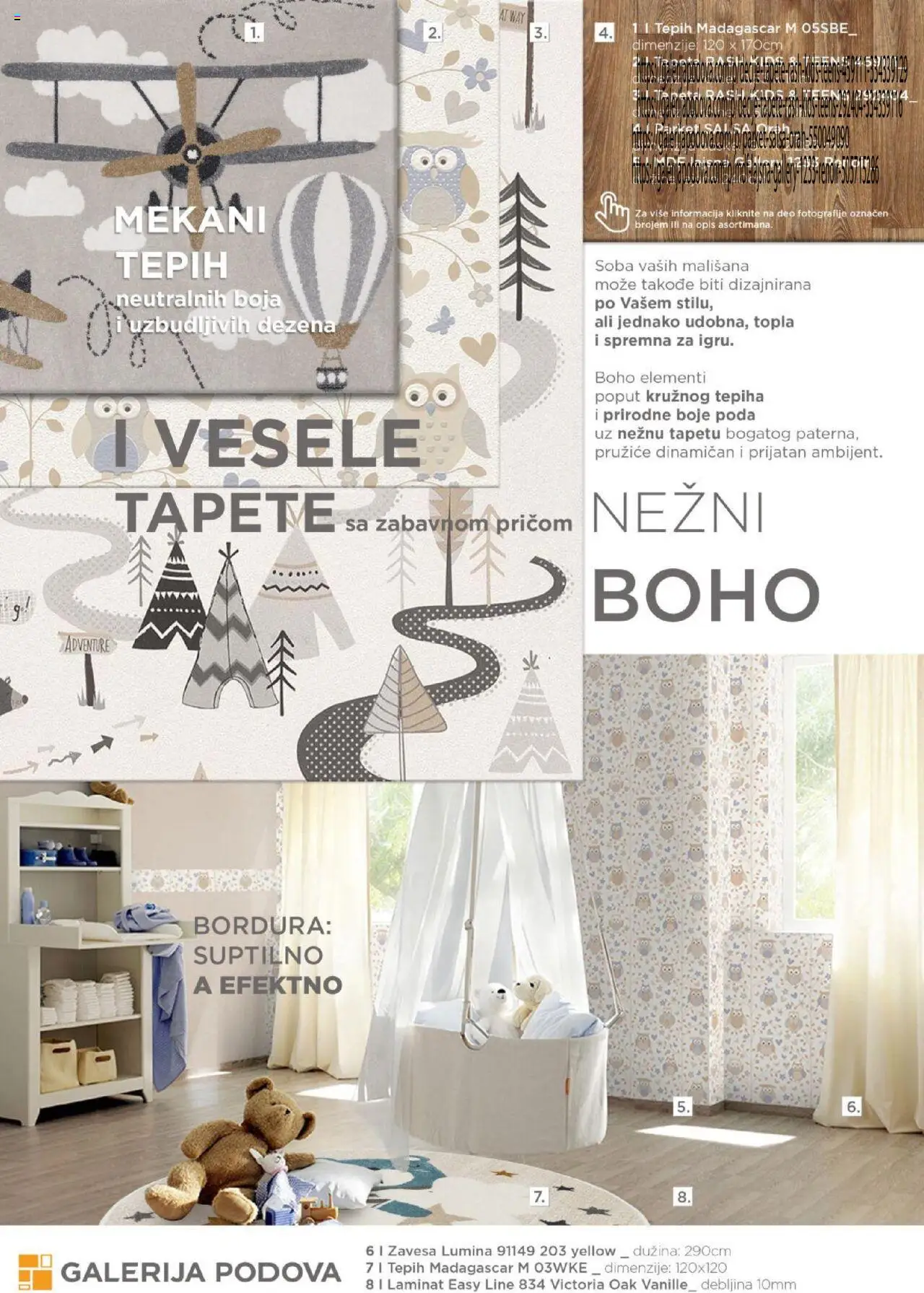 Galerija Podova katalog - važi od 31.01.2025 | Strana: 63 | Proizvode: Tepih, Zavesa