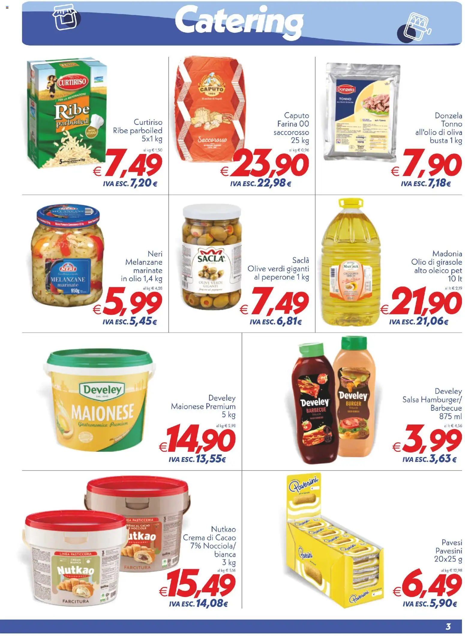 Volantino SuperConveniente del 25.11.2025 | Pagina: 3 | Prodotti: Crema, Olio, Farina, Nocciole