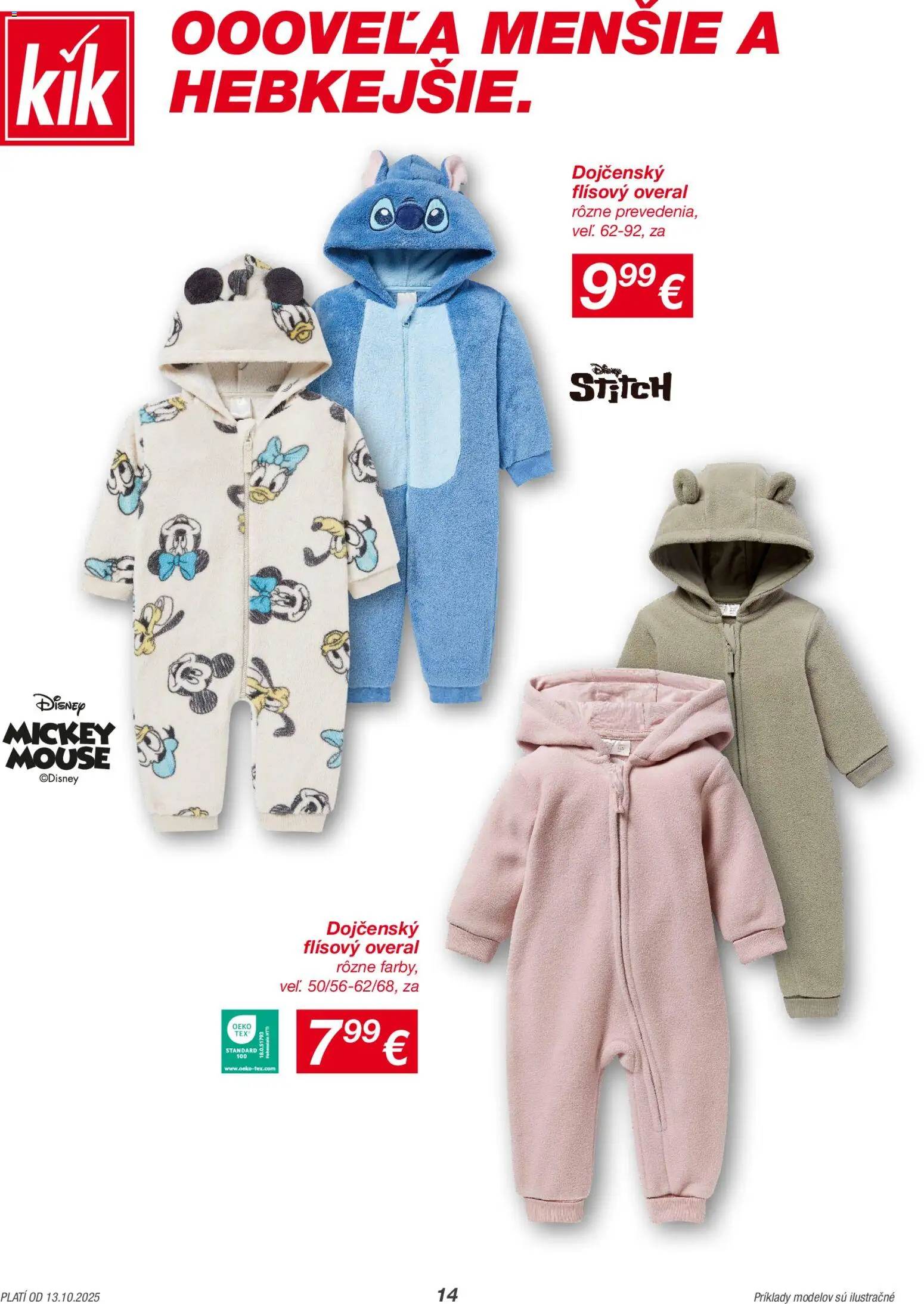 Nové Kik akcie – leták je platný od 13.10.2025 | Strana: 14 | Produkty: Overal