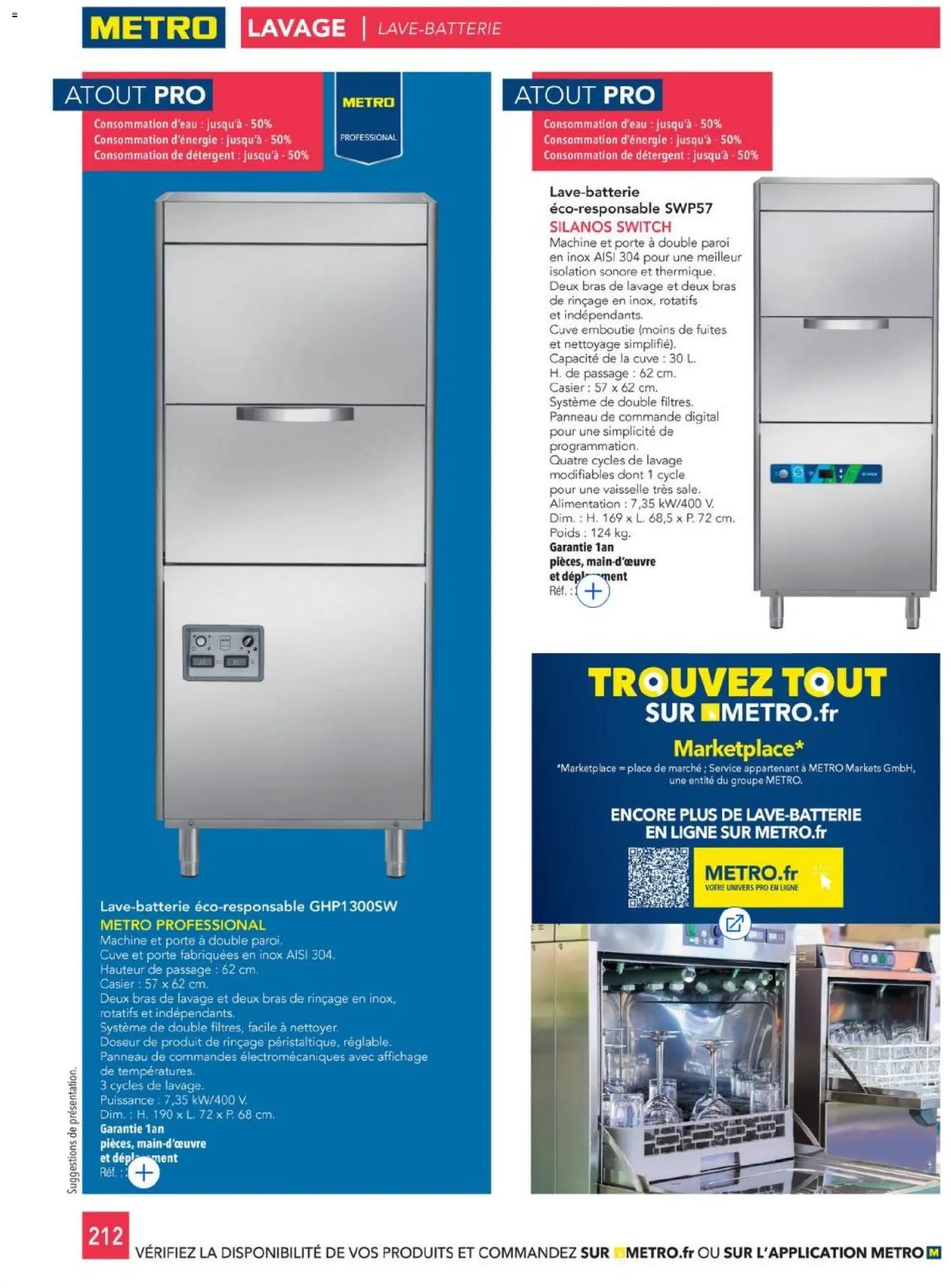 {H1} | Page: 212 | Produits: Poids, Porte, Détergent