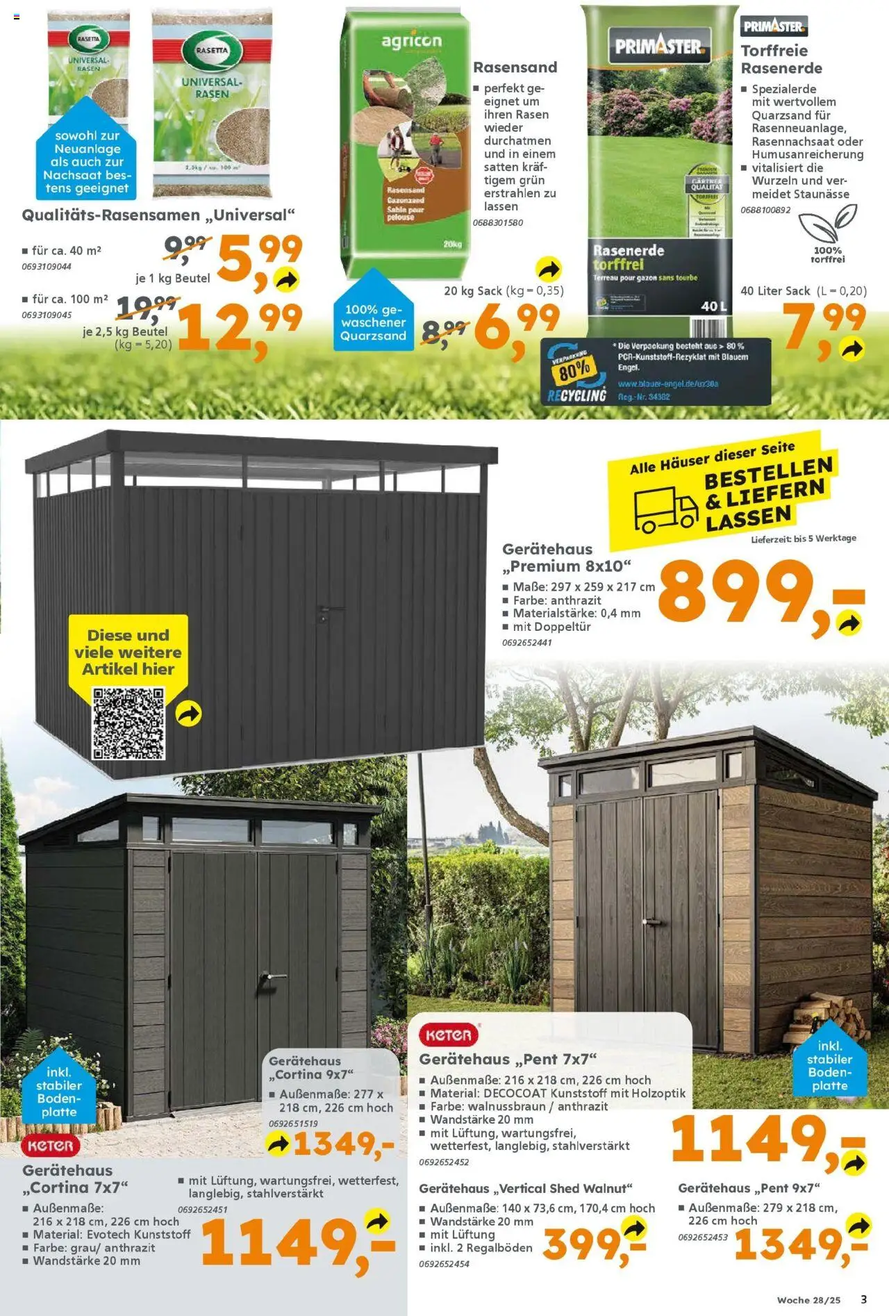 Globus Baumarkt prospekt Homburg	 - gültig ab dem 07.07.2025 | Seite: 3