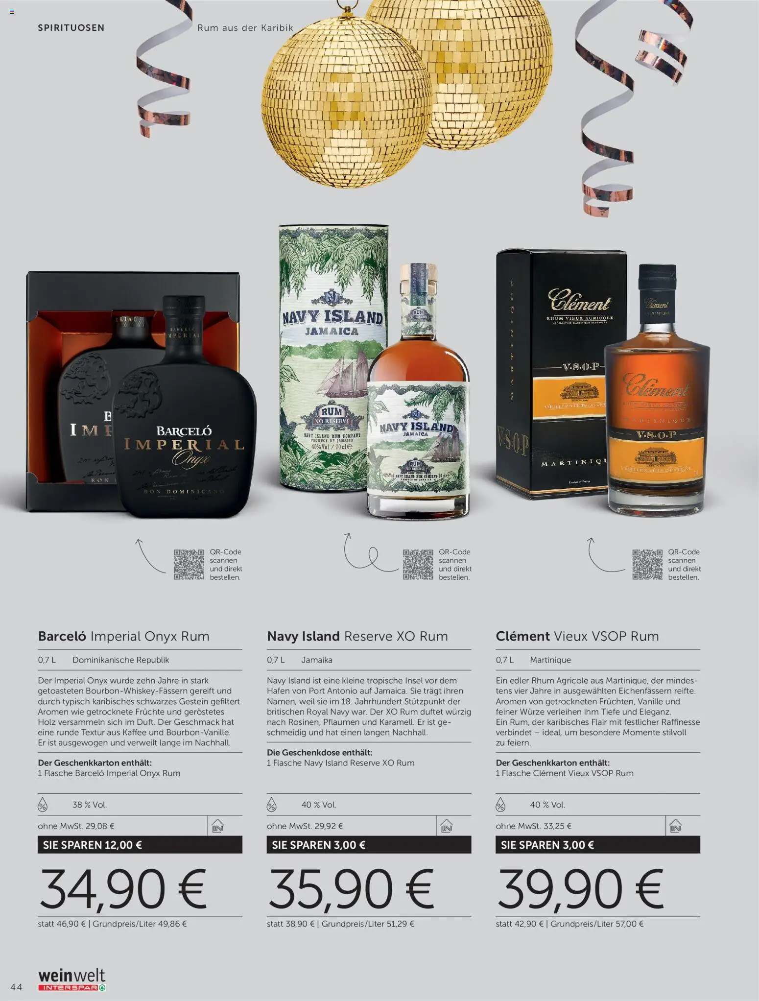 Interspar Geschenkewelt No2 gültig ab 20.11.2025 | Seite: 44 | Produkte: Kaffee