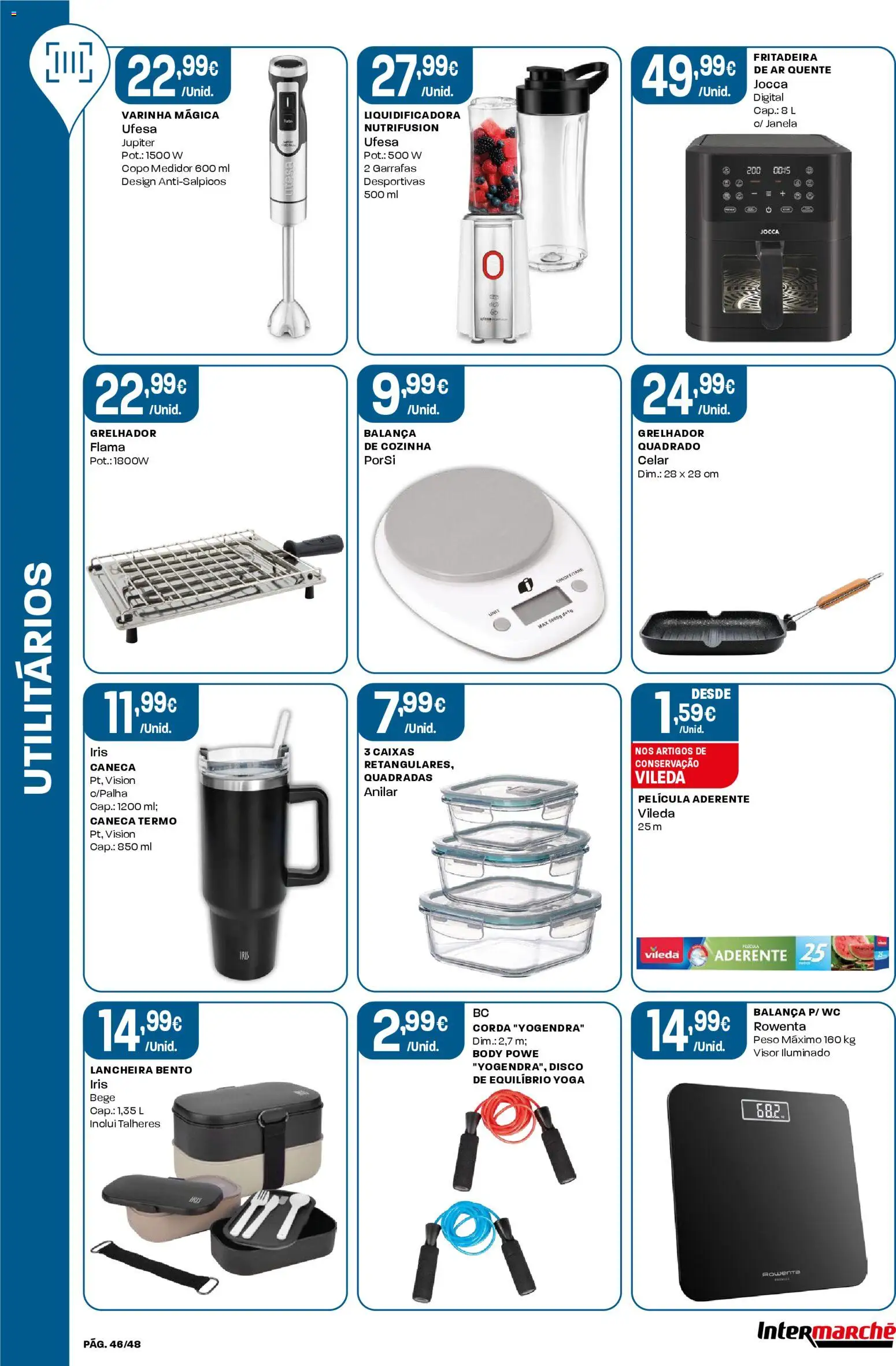 Intermarché folheto │ válido de 08.01.2026 | Página: 46 | Produtos: Talheres, Janela, Corda, Caneca