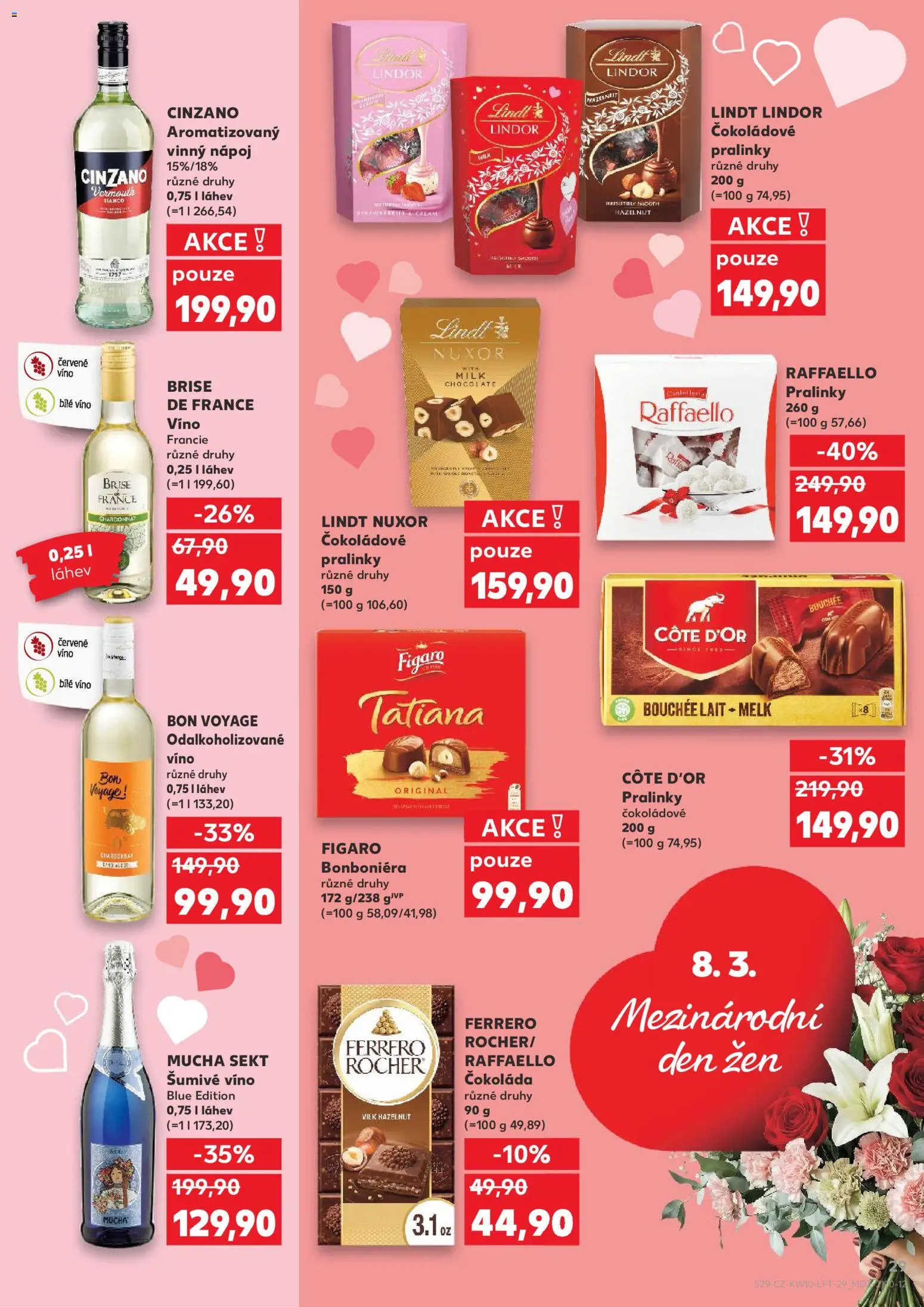 Kaufland leták - Liberec od 04.03.2026 | Strana: 29 | Produkty: Bílé víno, Lindt, Sekt, Mucha sekt