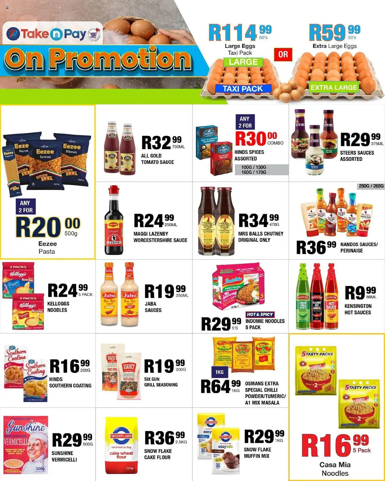 Take n Pay Specials │ valid from 11.08.2025 | Page: 2 | Products: Cake, Grill, Noodles, Salt