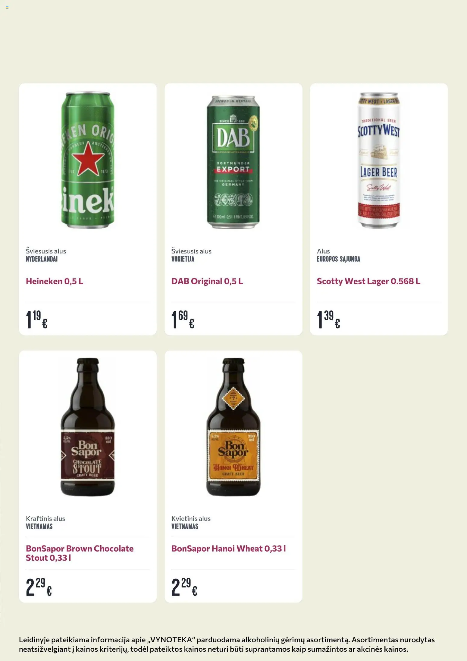 VYNOTEKA akcijos nuo 15.12.2025 | Puslapis: 27 | Prekių: Alus