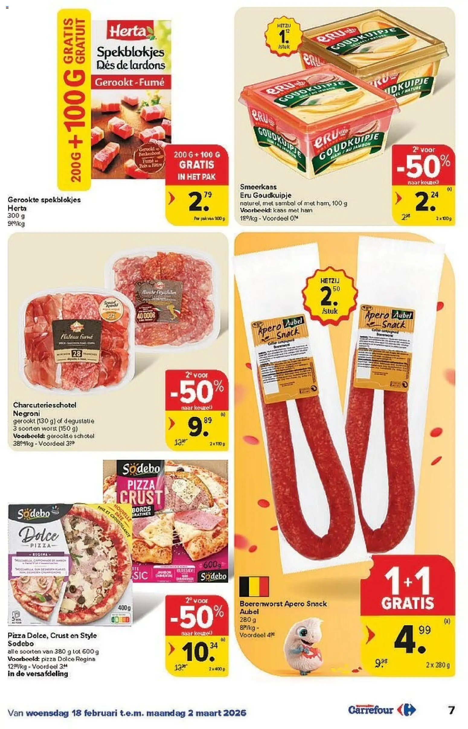 {H1} | Pagina: 7 | Producten: Ham, Pizza, Worst