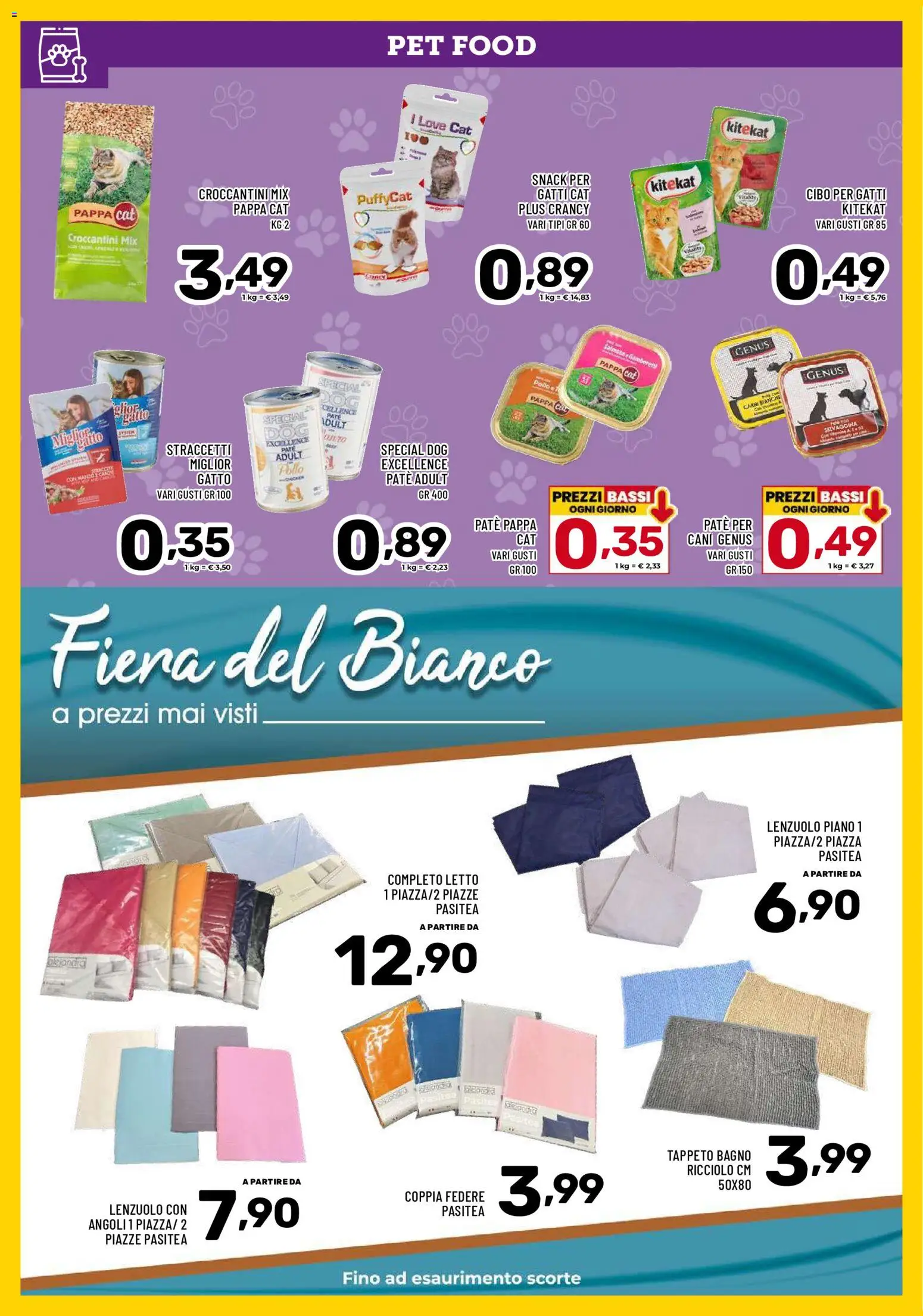 Volantino Il Centesimo del 23.01.2026 | Pagina: 14 | Prodotti: Paté, Letto, Bagno, Tappeto