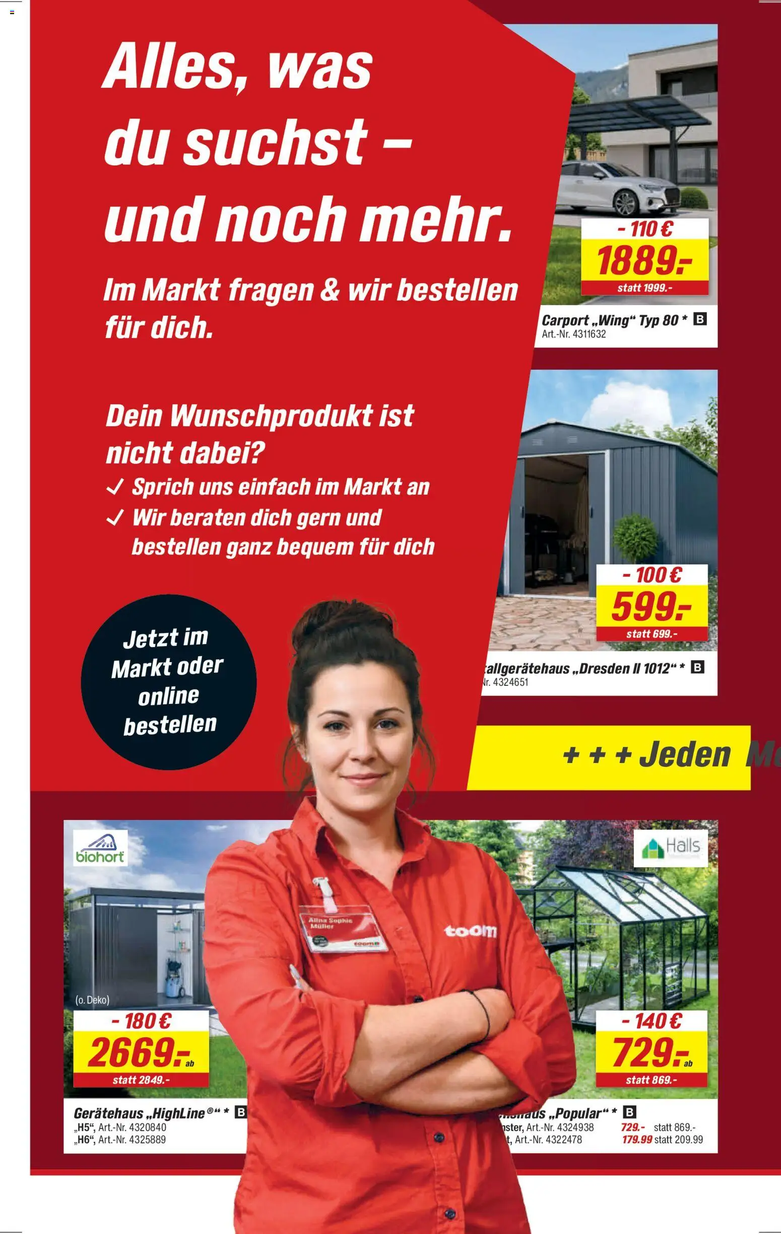 Toom Baumarkt Prospekt 	 – gültig ab 13.12.2025 | Seite: 14