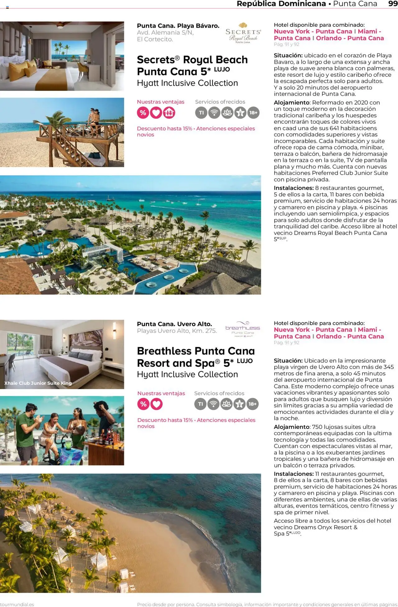 Viajes El Corte Inglés - Norteamérica y Caribe 2025 │ válido desde el 01.01.2025 | Página: 99 | Productos: Ropa, Cama