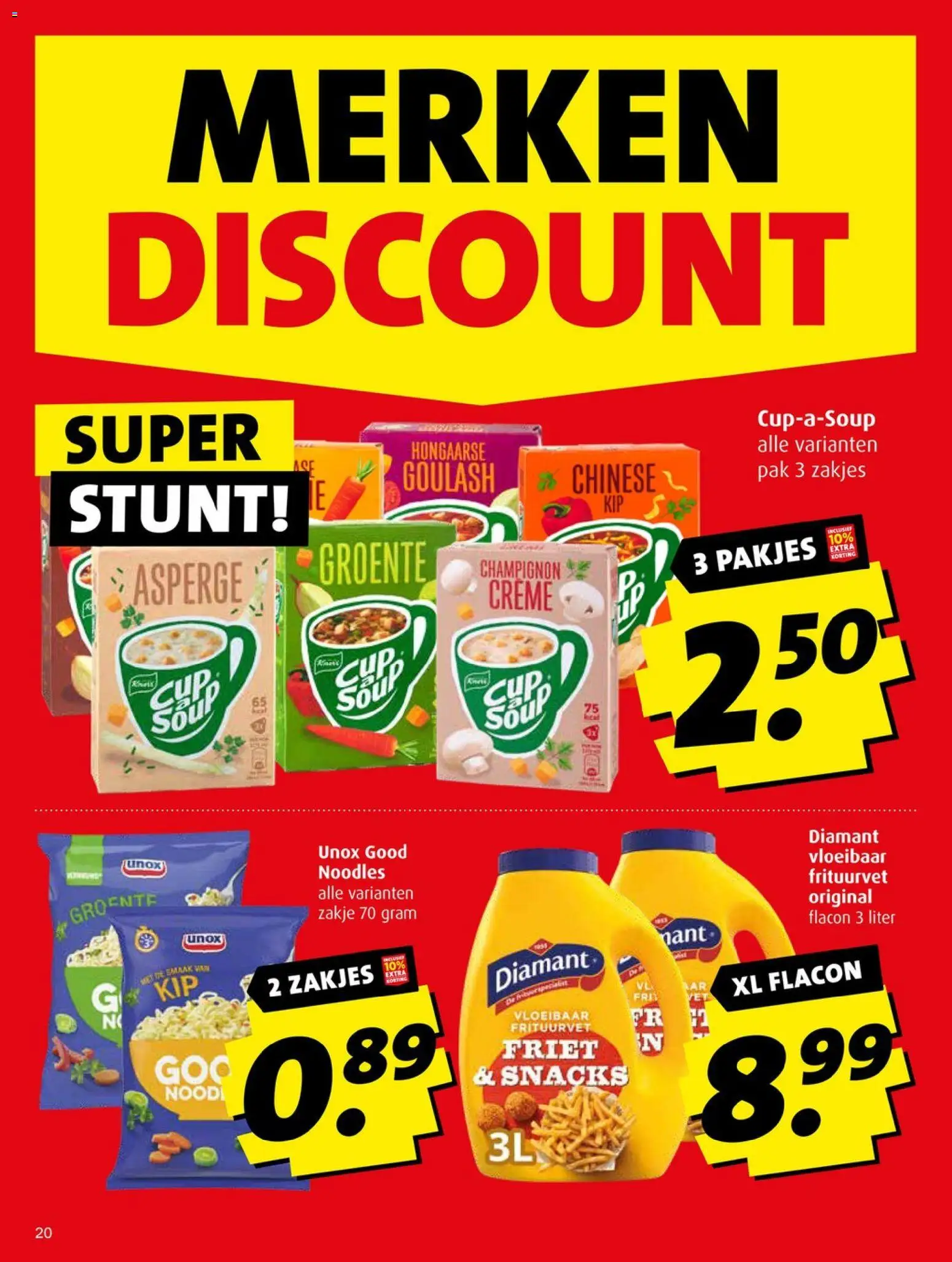 {H1} | Pagina: 20 | Producten: Champignon, Diamant, Friet, Crème