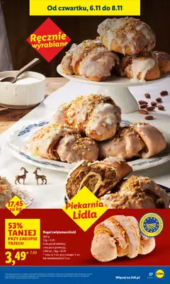 Pogląd oferty "Lidl Gazetka" - ważna od 06.11.2025 | Strona: 27 | Produkty: Piekarnia
