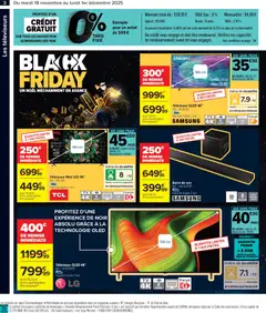 Carrefour - Prévisualisation de Carrefour Black Friday valide à partir de 18.11.2025 | Page: 4 | Produits: Televiseur, Smart TV, Barre de son